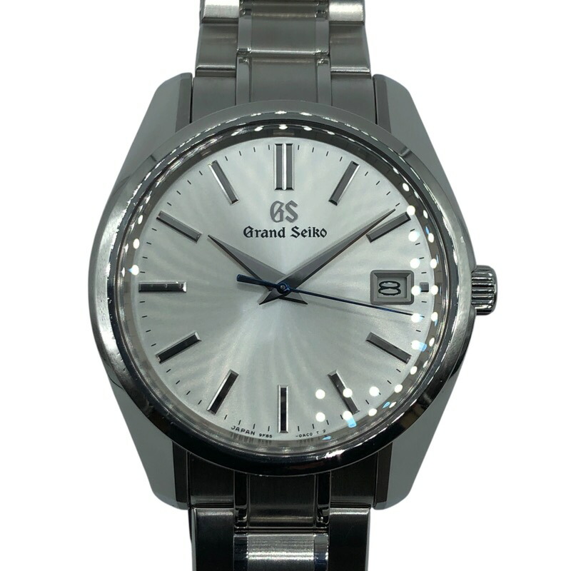 【6/1～ 最大限度30,000円OFF引き換え証！】地べたセイコー Grand Seiko ヘリテージコレクション 9F石英 SBGP001(9F85-0AD0) 厚銀放射能文字盤 ステンレス鋼スチール写真 石英 メンズ ウォッチ【中古】