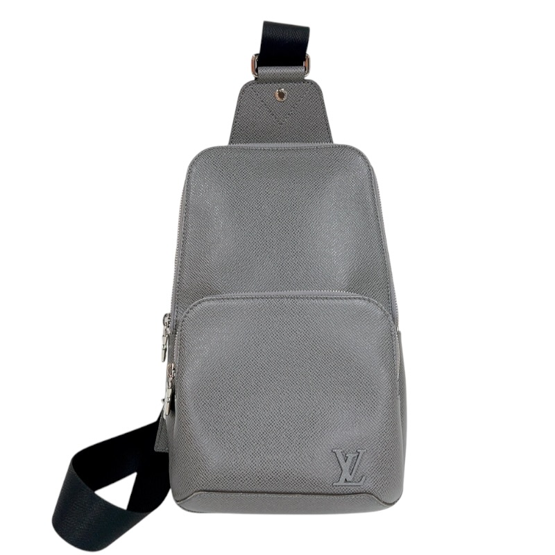 【6/1～ 最大限度30,000円OFF引き換え証！】ルイ・ヴィトン LOUIS VUITTON アヴェニュー・スリングバッグ M30801 グラシエ しろがね色金具 五分五分ガ メンズ 上半身御徒面子【中古】