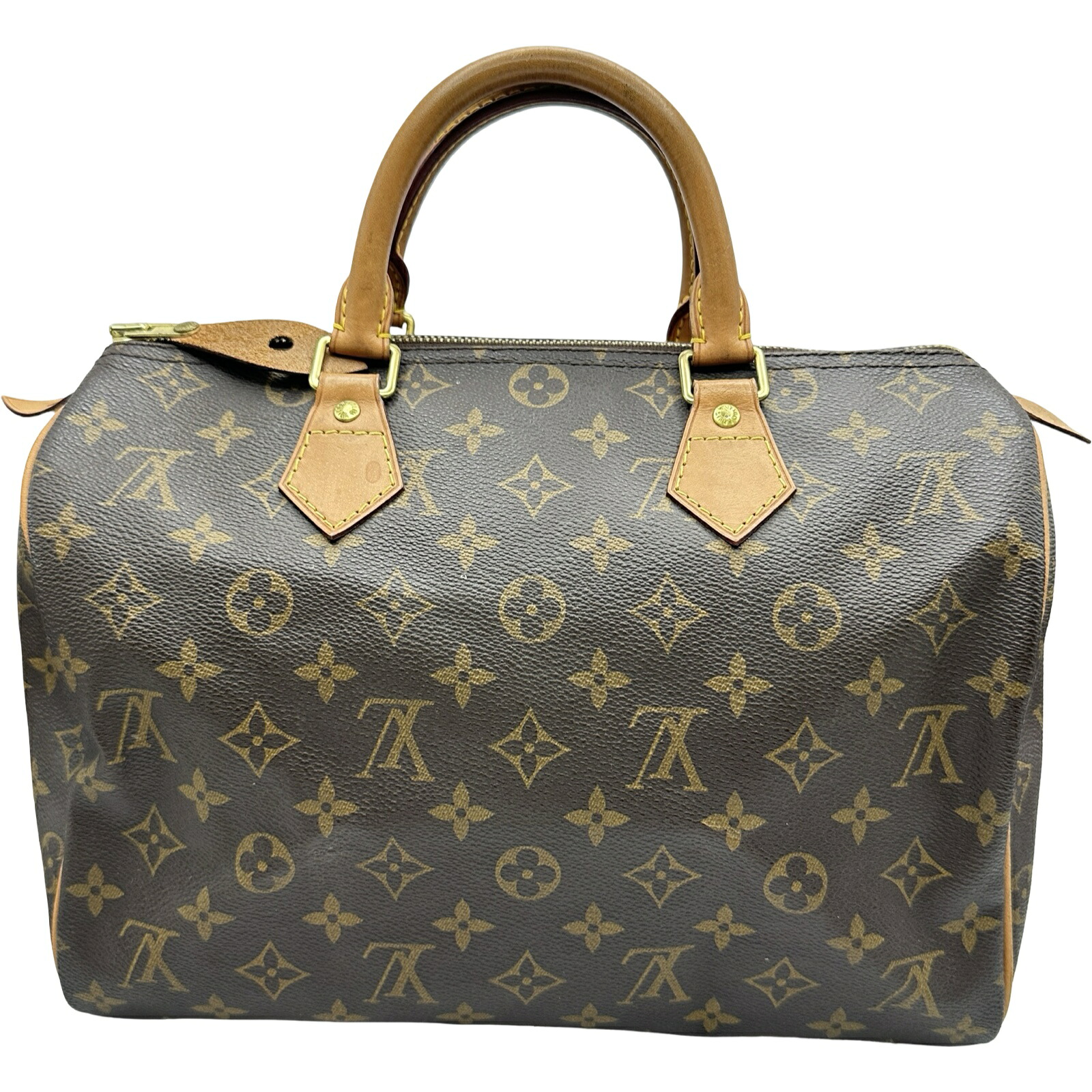 【6/1～ 最大限度30,000円OFF引き換え証！】ルイ・ヴィトン LOUIS VUITTON スピーディ30 M41526 赤銅色 モノグラム レディース ボストンバッグ【中古】