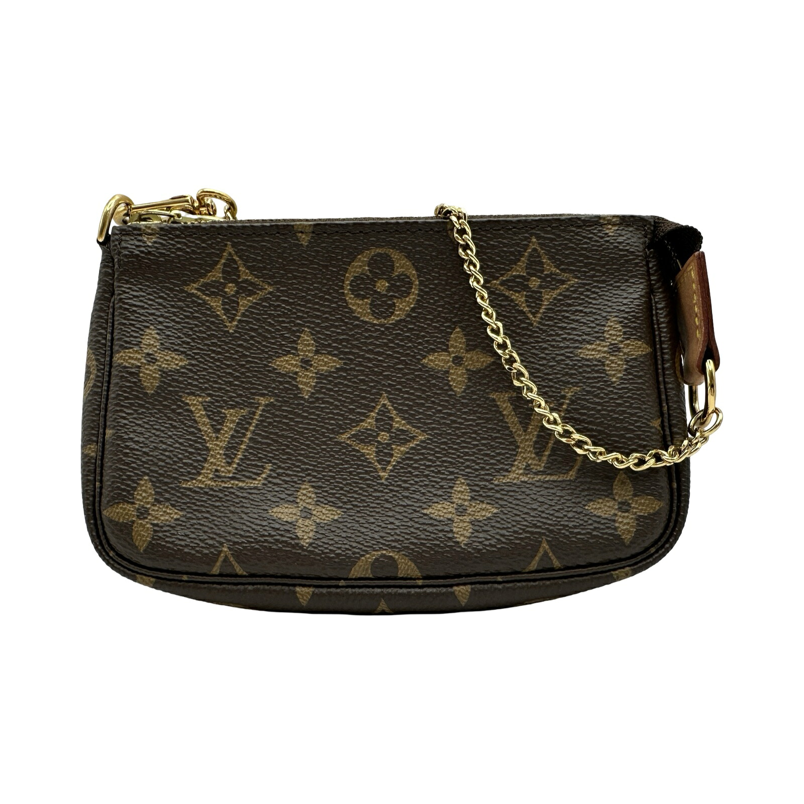 【6/1～ 最大限度30,000円OFF引き換え証！】ルイ・ヴィトン LOUIS VUITTON ミニポシェット・アクセソワール M58009 赤銅色 モノグラム レディース 合切袋【中古】