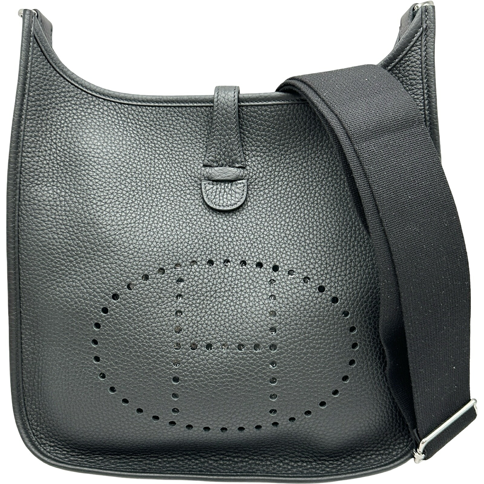 エルメス HERMES エブリン3 PM K刻 ブラック シルバー金具 トリヨン レディース ショルダーバッグ【中古】|OKURA(おお蔵)店