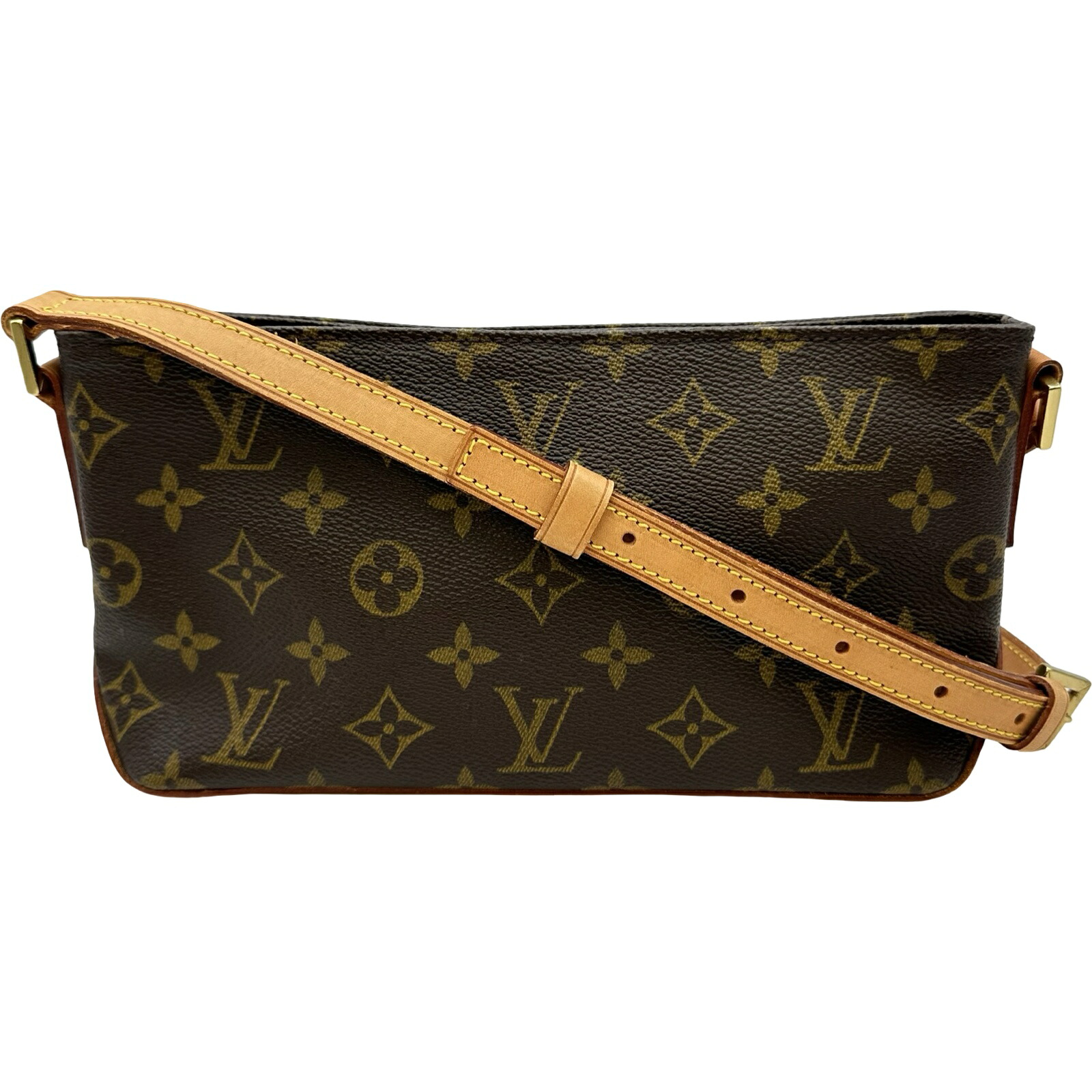ルイ・ヴィトン LOUIS VUITTON トロッター M51240 ブラウン モノグラム レディース ショルダーバッグ【中古】|OKURA(おお蔵)店