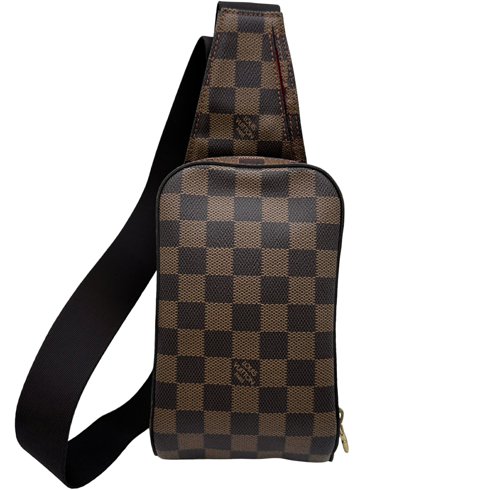 【6/1～ 最大限度30,000円OFF引き換え証！】ルイ・ヴィトン LOUIS VUITTON ジェロニモス N51994 赤銅色 ダミエキャンバス メンズ ショルダーバッグ【中古】
