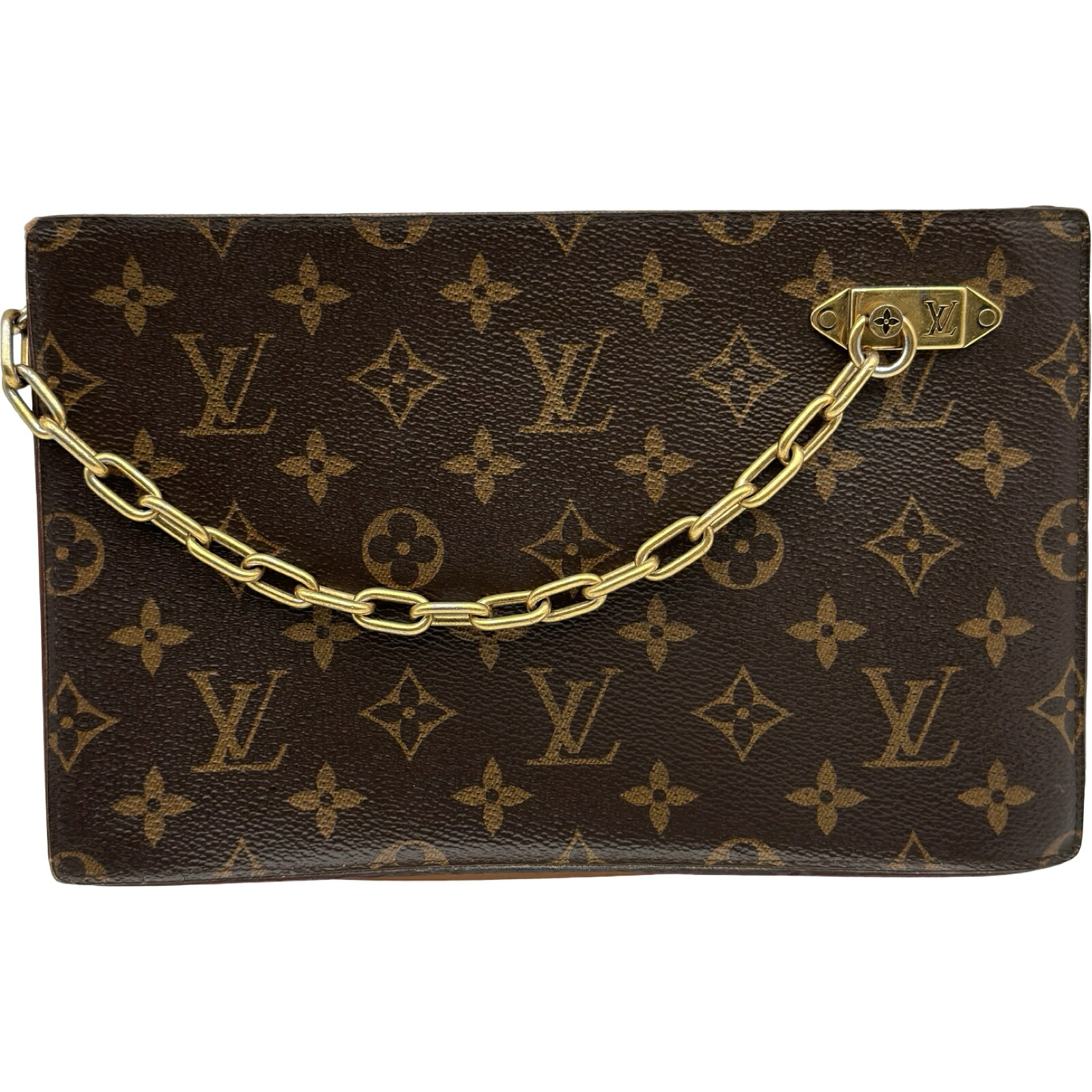 【6/1～ 最大限度30,000円OFF引き換え証！】ルイ・ヴィトン LOUIS VUITTON チェーン店・クラッチペダル M55646 モノグラム メンズ 二番目御徒面子【中古】