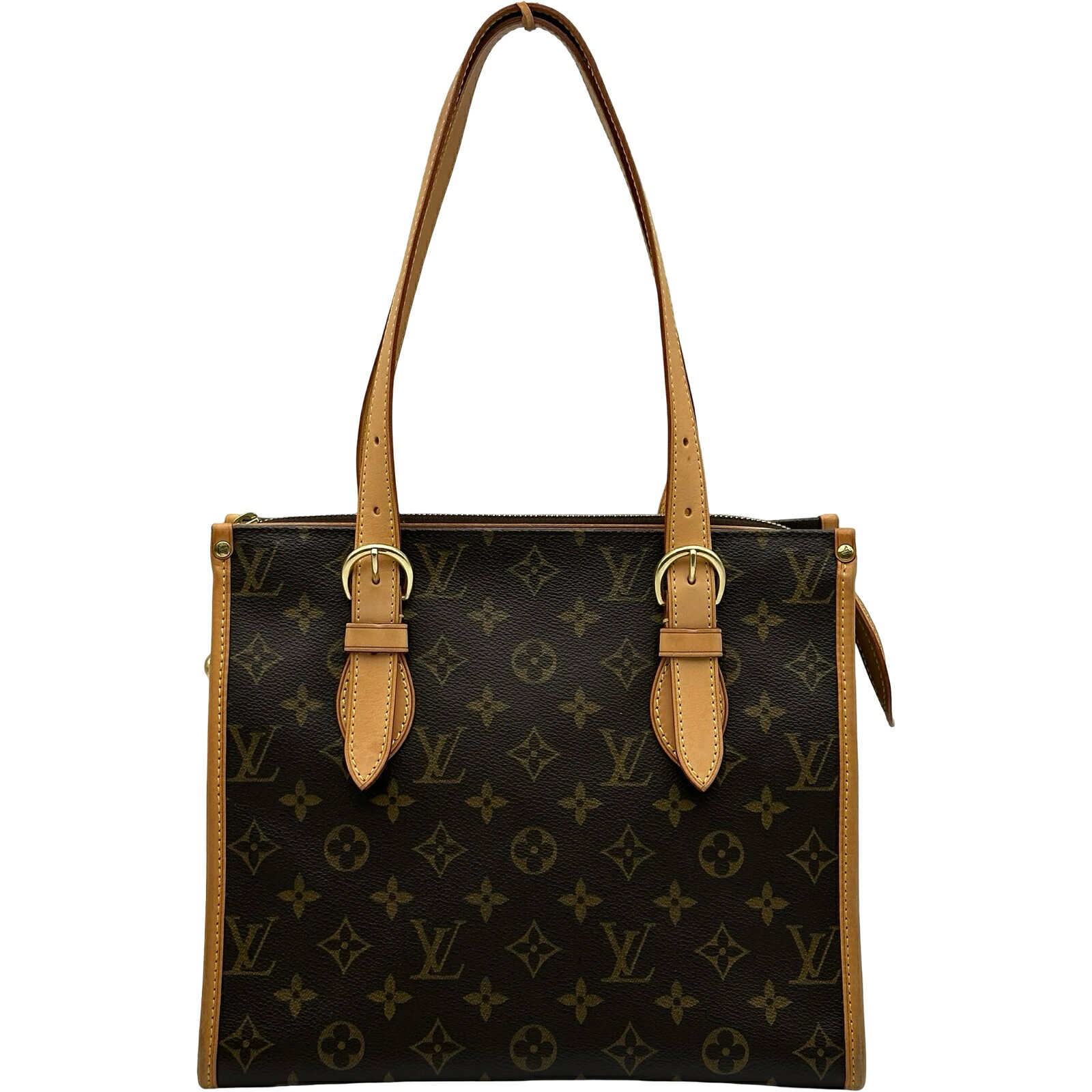 ルイ・ヴィトン LOUIS VUITTON ポパンクール・オ M40007 ブラウン モノグラム レディース ショルダーバッグ【中古】｜OKURA（おお蔵）店