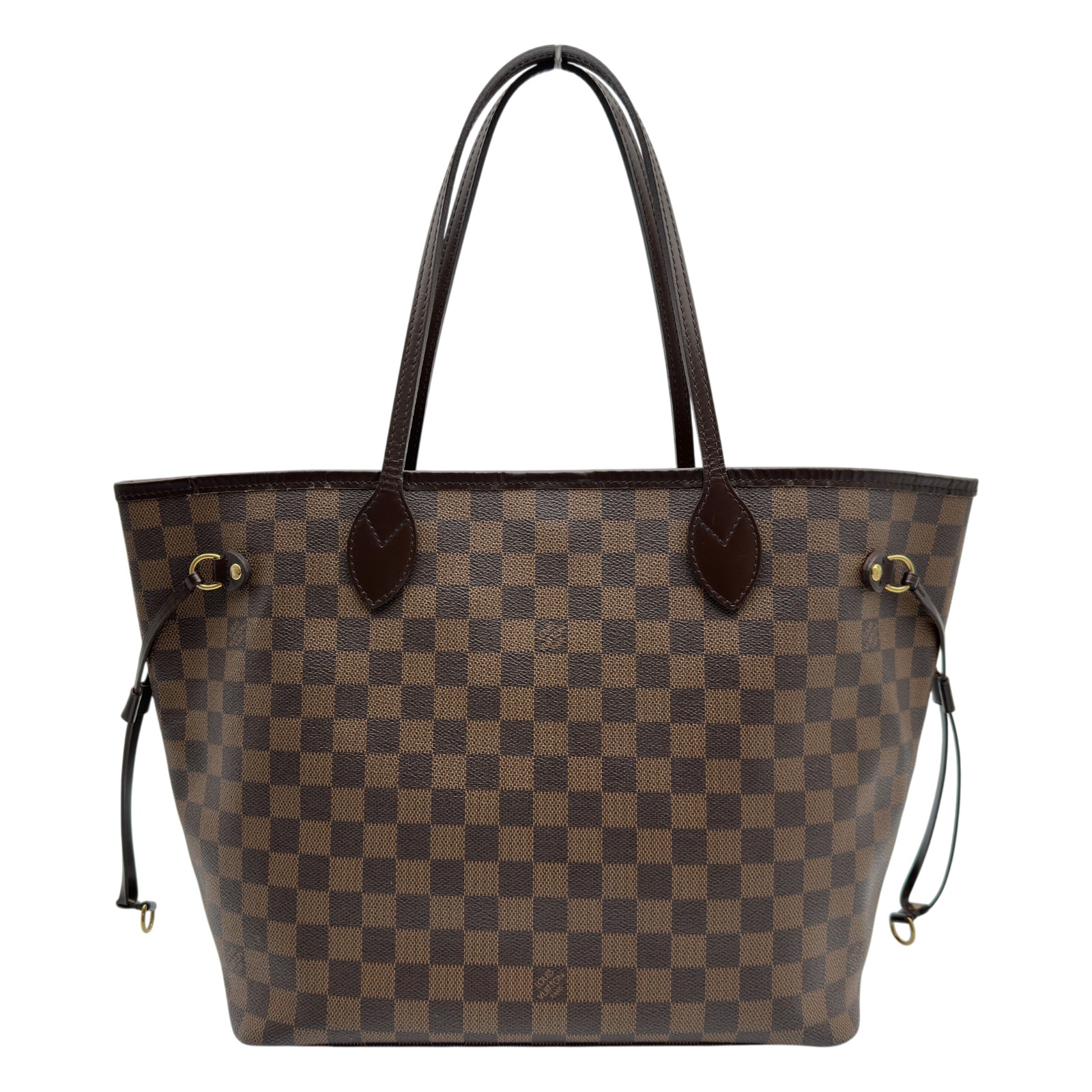 ルイ・ヴィトン LOUIS VUITTON ネヴァーフルMM N41358 赤銅色 ダミエ/なめし革 レディース トートバッグ【中古】