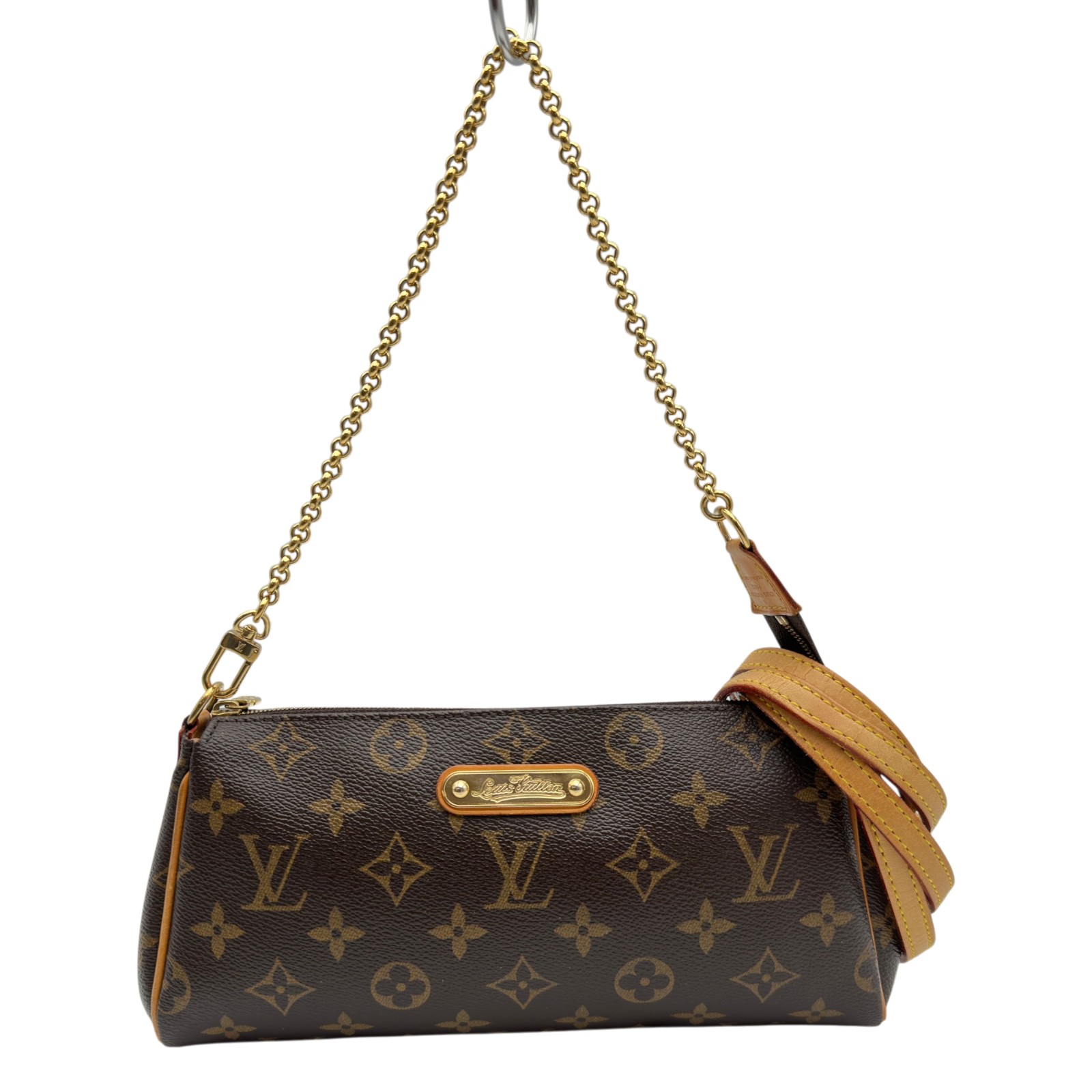 【6/1～ 最大限度30,000円OFFクーポン券！】ルイ・ヴィトン LOUIS VUITTON エヴァ M95567 赤銅色 モノグラム/なめし革 レディース ショルダーバッグ【中古】