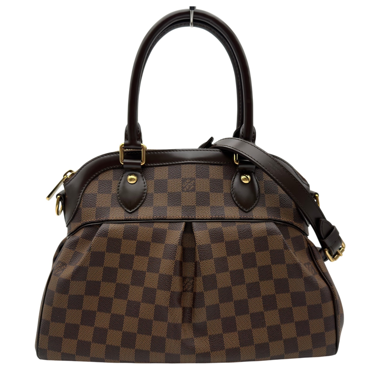 ルイ・ヴィトン LOUIS VUITTON トレヴィPM N51997 赤銅色 ダミエ/なめし革 レディース ショルダーバッグ【中古】