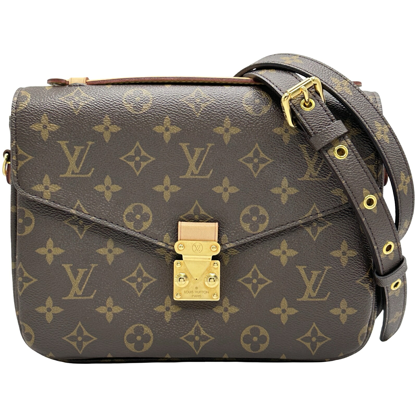 【6/1～ 最大限度30,000円OFFクーポン券！】ルイ・ヴィトン LOUIS VUITTON ポシェット・メティスMM M44875 赤銅色 モノグラム帆布 レディース ショルダーバッグ【中古】