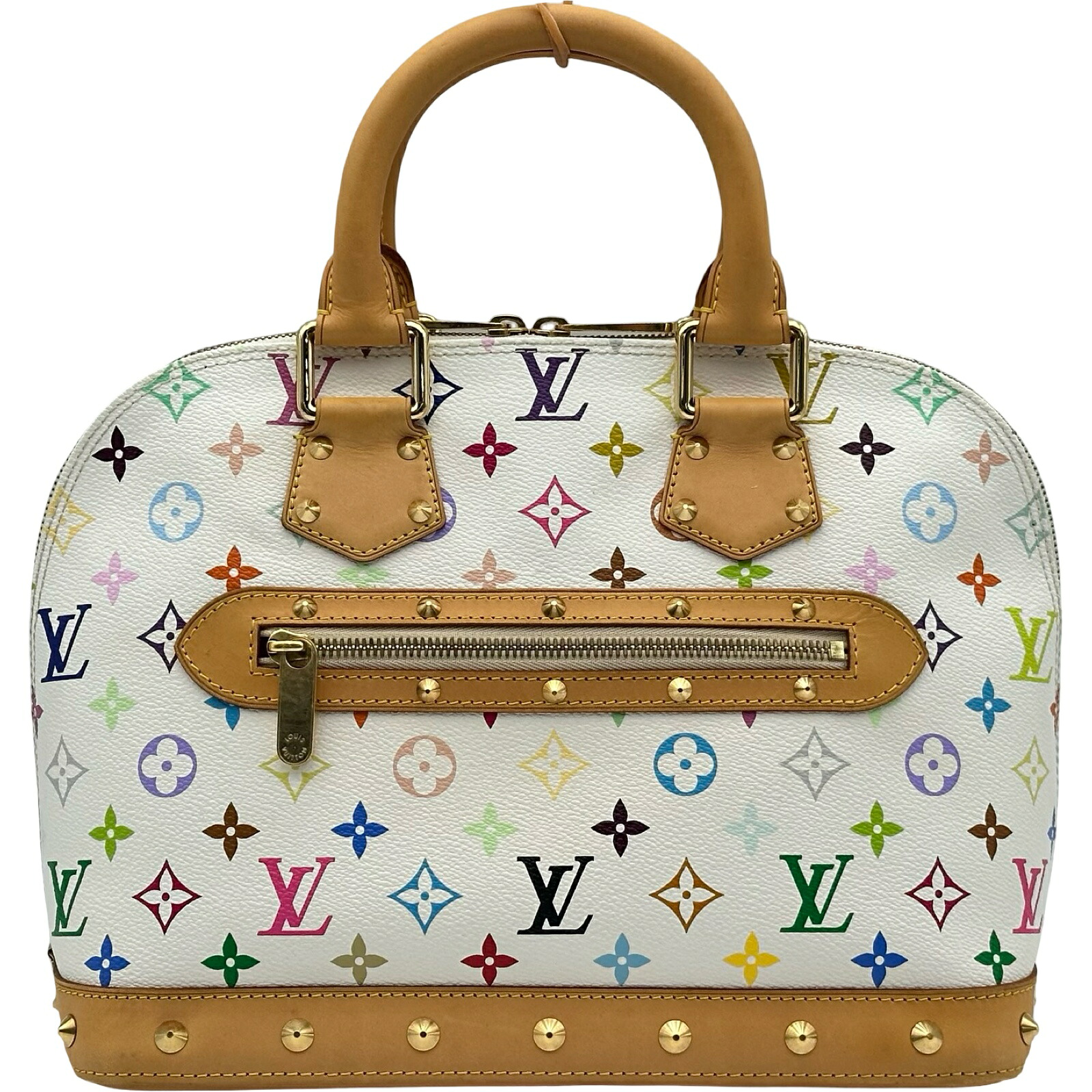 【6/1～ 最大限度30,000円OFFクーポン券！】ルイ・ヴィトン LOUIS VUITTON アルマ M92647 白いこと モノグラム・マルチ色つや レディース ハンドバック【中古】