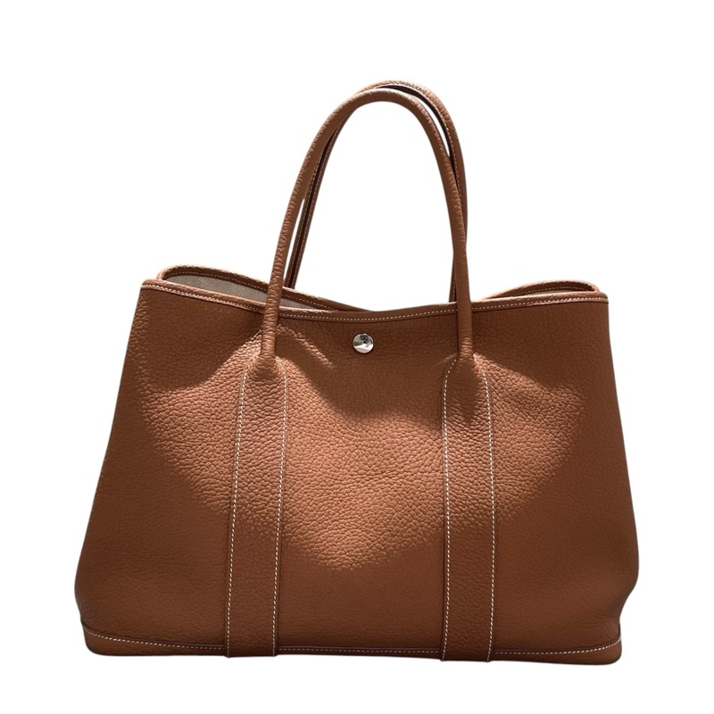 エルメス HERMES ガーデンパーティーPM D刻印 ゴールド、シルバー金具 ネゴンダ レディース ハンドバッグ【中古】｜OKURA（おお蔵）店