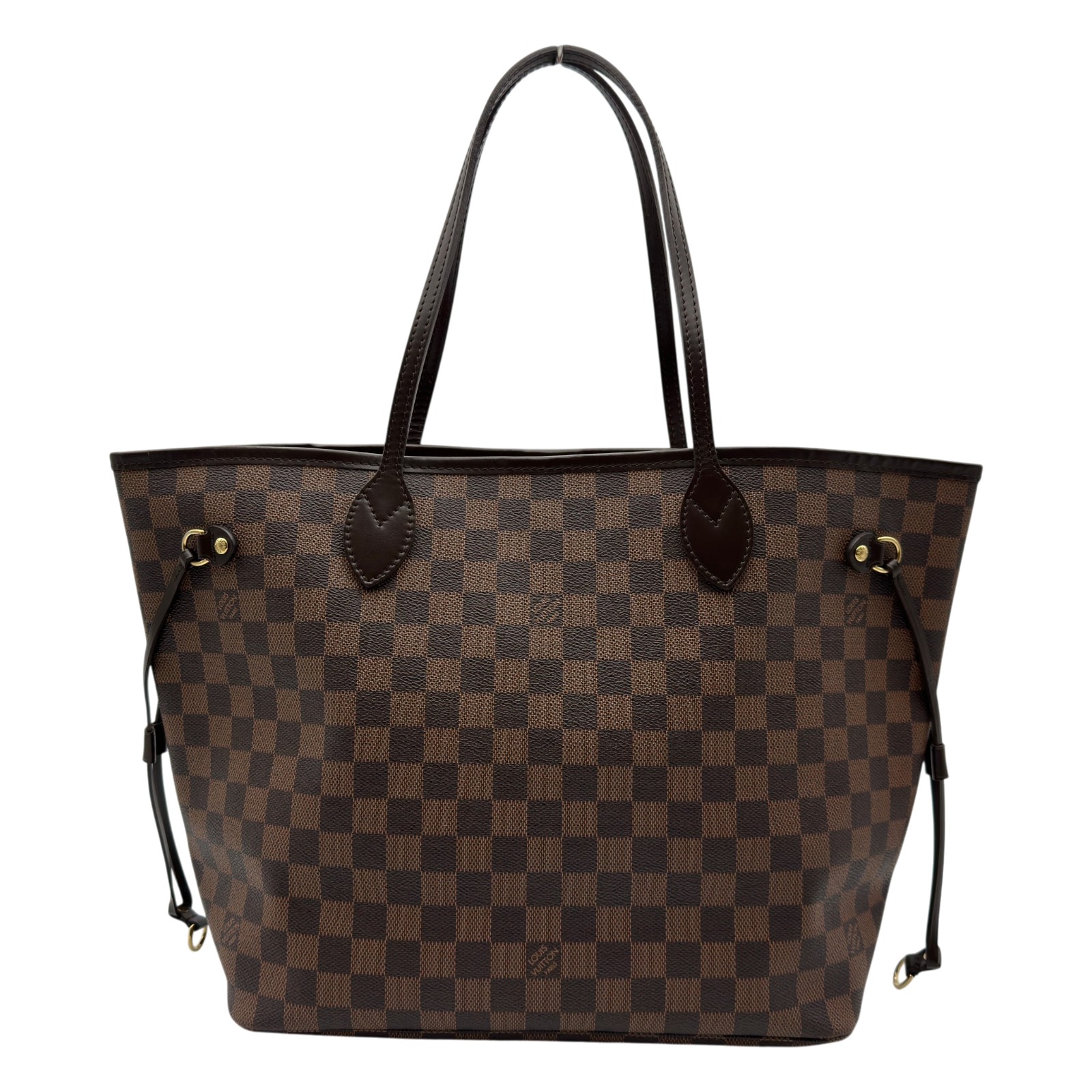 ルイ・ヴィトン LOUIS VUITTON ネヴァーフルMM N51105 赤銅色 ダミエ/なめし革 レディース トートバッグ【中古】