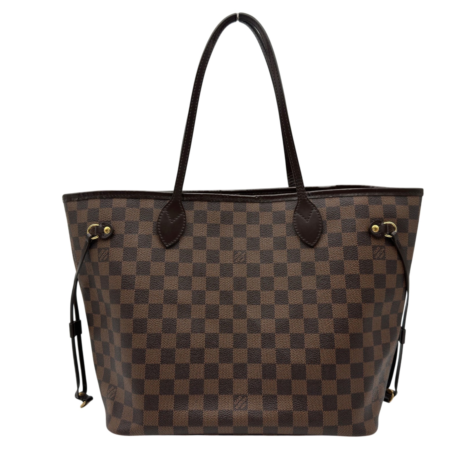 【6/1～ 最大限度30,000円OFF引き換え証！】ルイ・ヴィトン LOUIS VUITTON ネヴァーフルMM N41603 赤銅色 ダミエ/なめし革 レディース トートバッグ【中古】