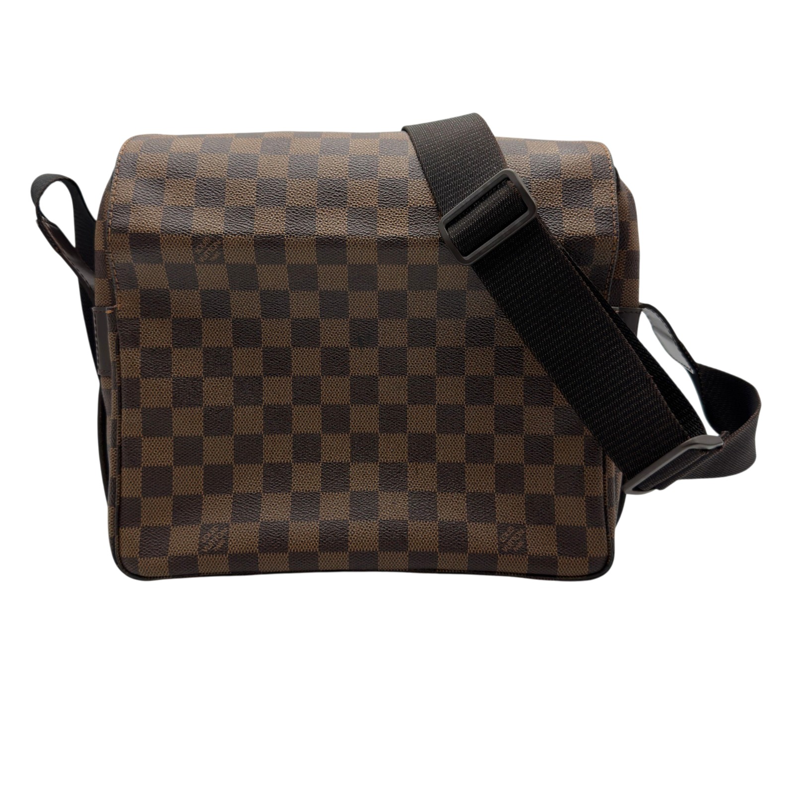 【6/1～ 最大限度30,000円OFF引き換え証！】ルイ・ヴィトン LOUIS VUITTON ナヴィグリオ N45255 赤銅色 ダミエ・レザー メンズ ショルダーバッグ【中古】