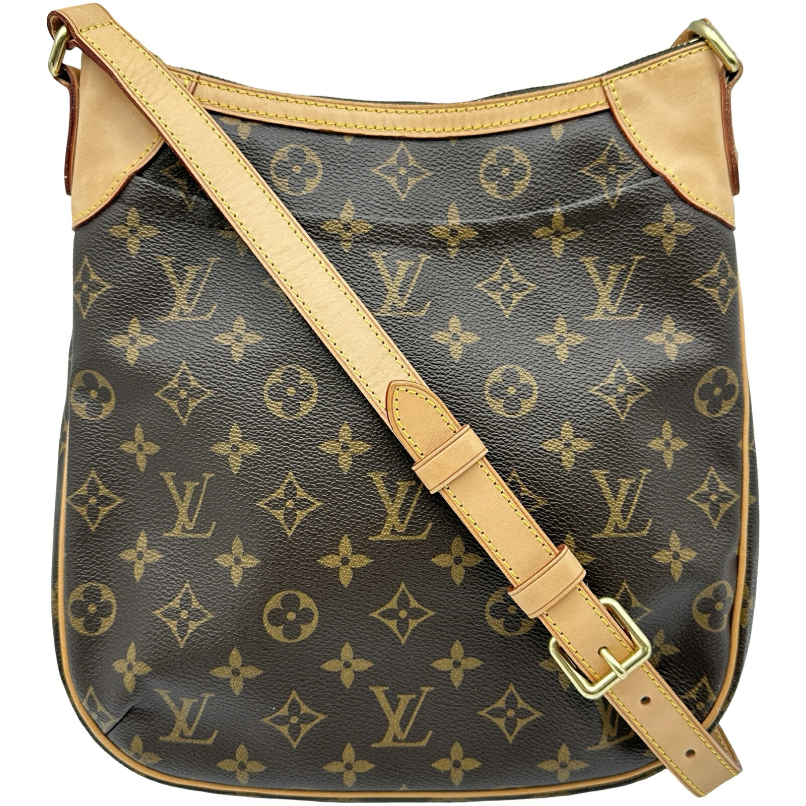 【6/1～ 最大限度30,000円OFFクーポン券！】ルイ・ヴィトン LOUIS VUITTON オデオンPM M56390 赤銅色 モノグラム帆布 レディース ショルダーバッグ【中古】
