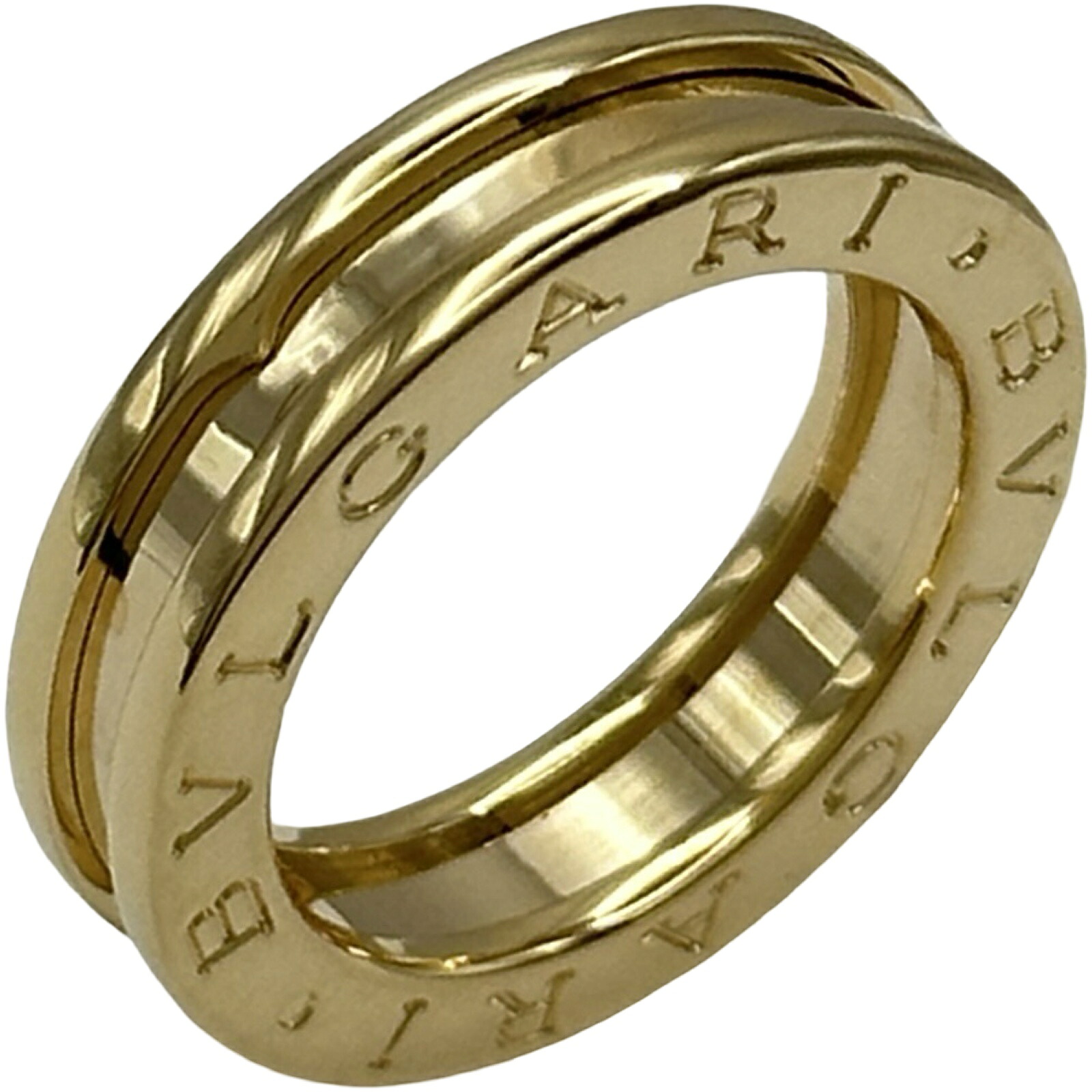 ブルガリ BVLGARI ビーゼロワンリング1バンド(XS) ゴールド 750 ジュエリー【中古】|OKURA(おお蔵)店
