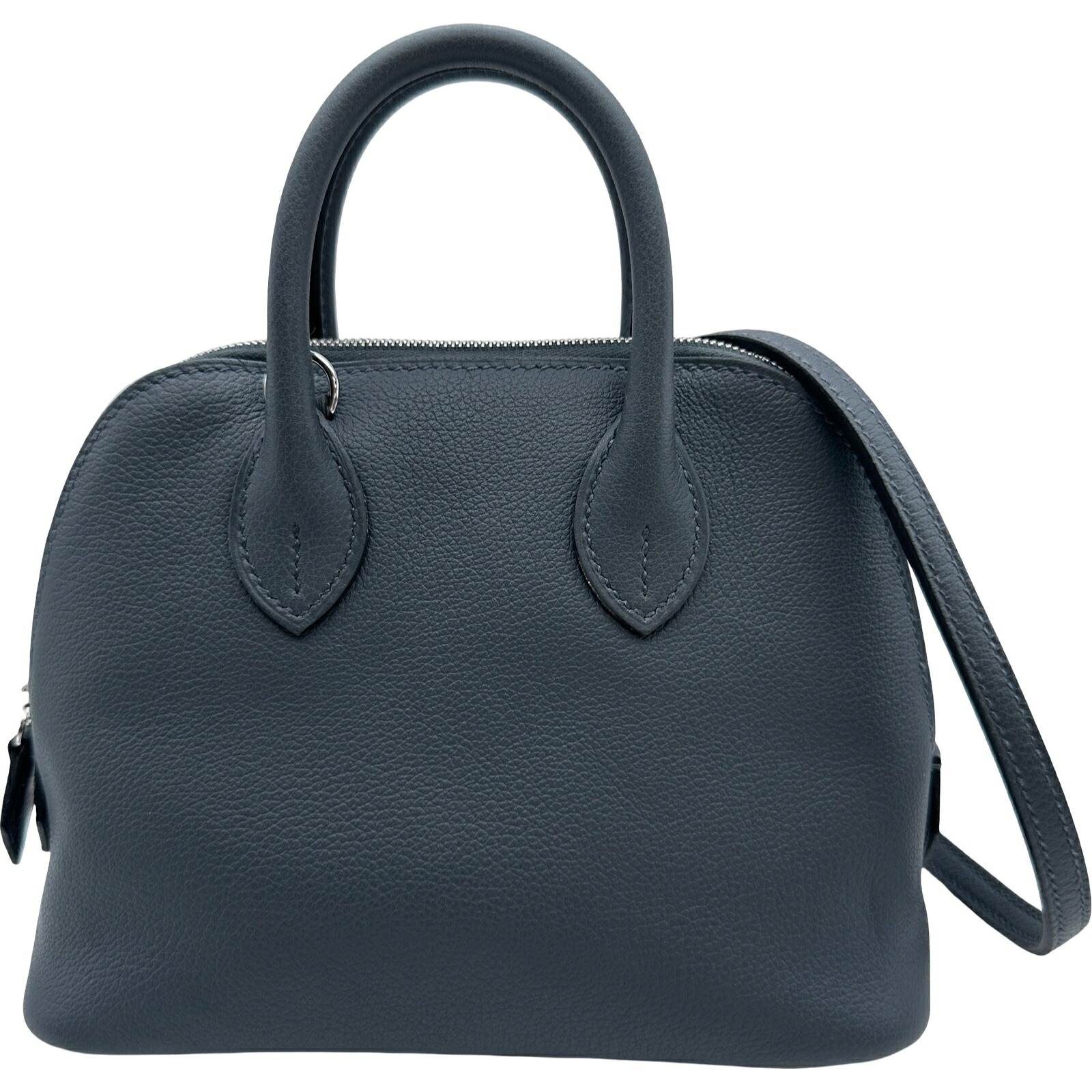 【6/1～ 最大限度30,000円OFF引き換え証！】エルメス HERMES ボリード1923 ミニ W目じるし ヴェールアマンド しろがね色金具 エバーカラー レディース ショルダーバッグ【中古】