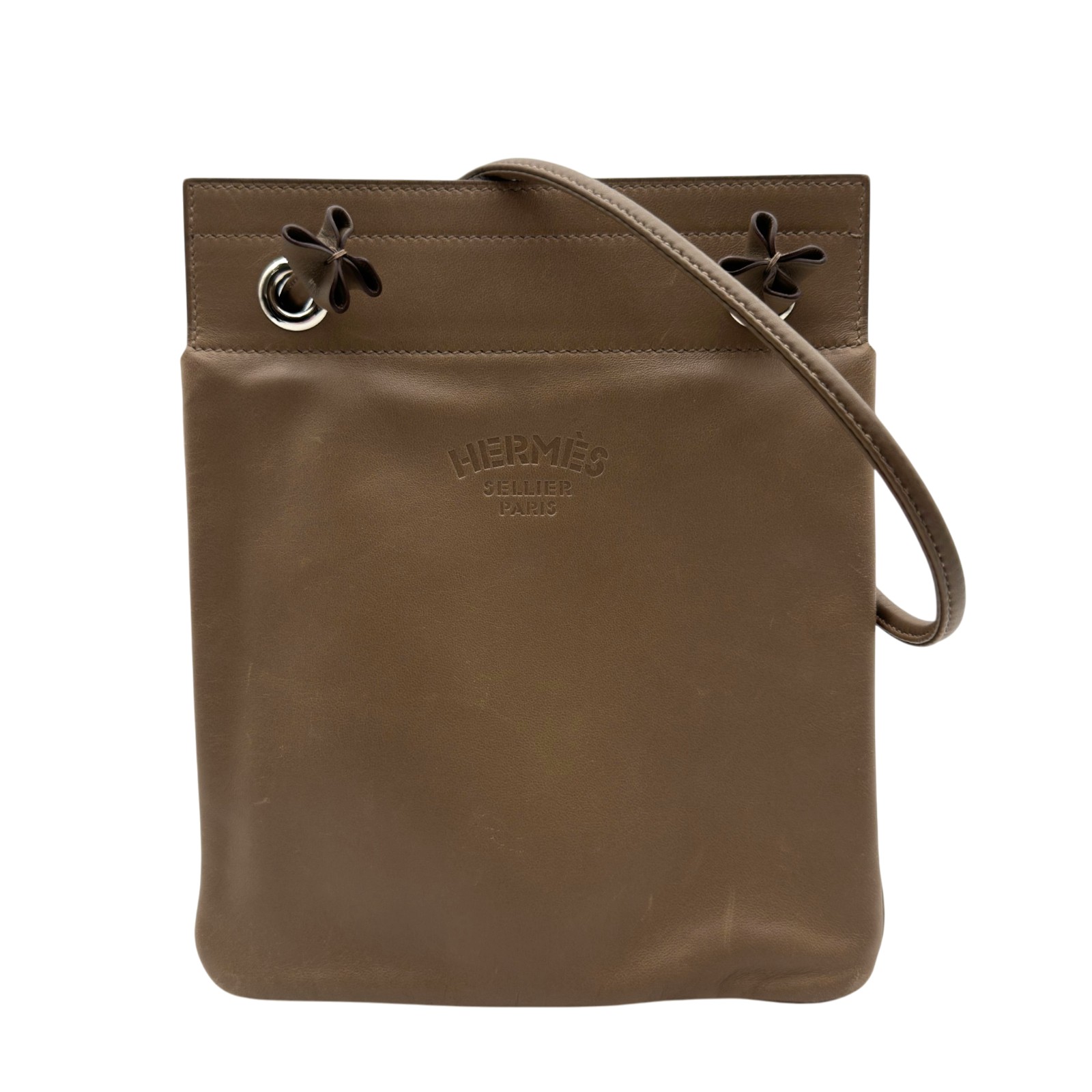 エルメス HERMES アリーヌミニ D刻 ベージュドゥワイマール スイフト レディース ショルダーバッグ【中古】