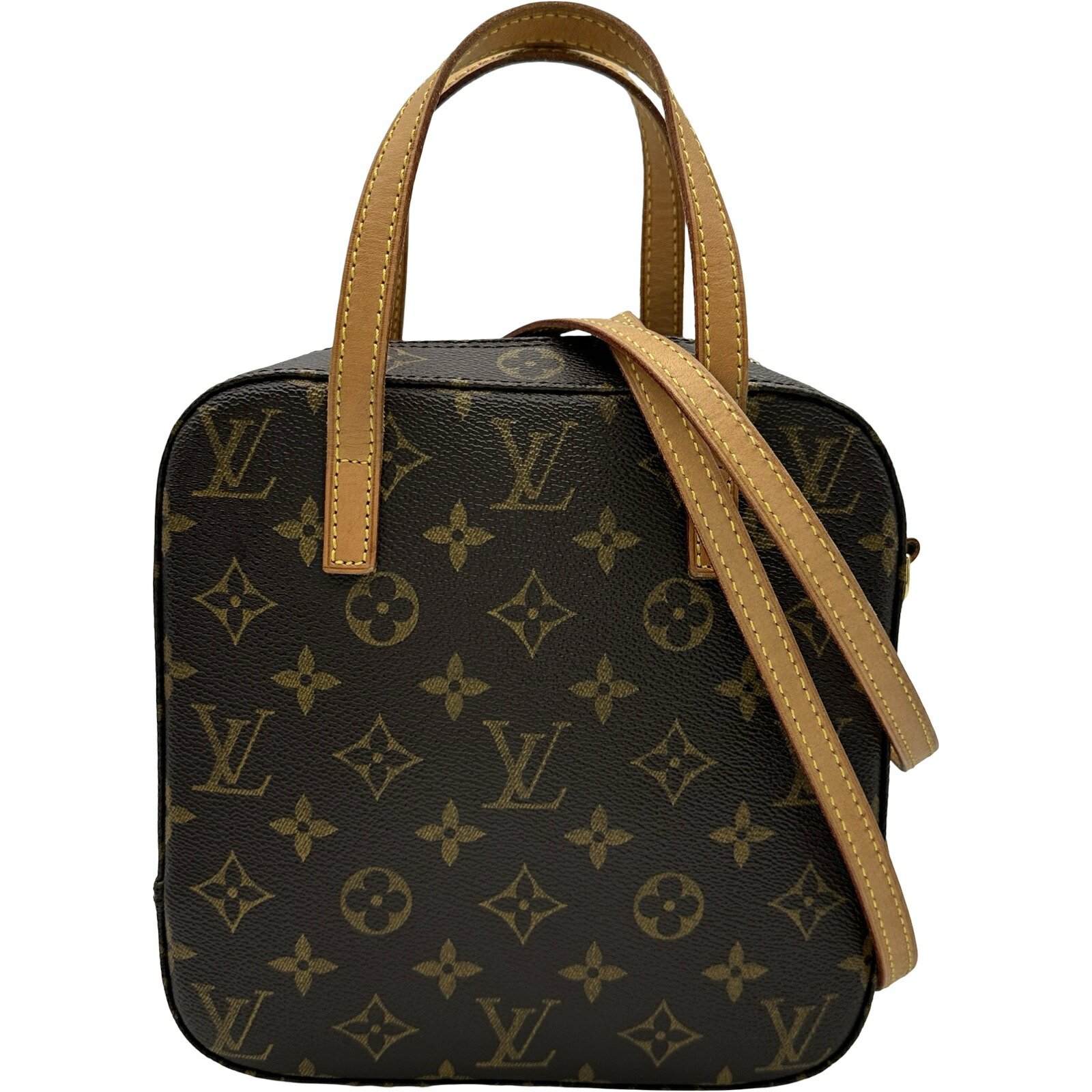 ルイ・ヴィトン LOUIS VUITTON スポンティーニ M47500 赤銅色 モノグラム帆布 レディース ショルダーバッグ【中古】