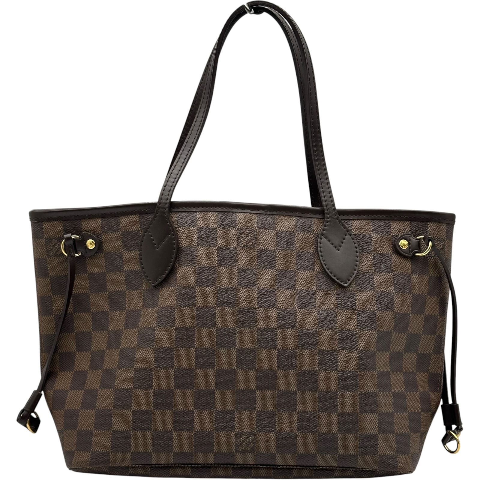 【6/1～ 最大限度30,000円OFF引き換え証！】ルイ・ヴィトン LOUIS VUITTON ネヴァーフルPM N51109 赤銅色 ダミエキャンバス レディース トートバッグ【中古】