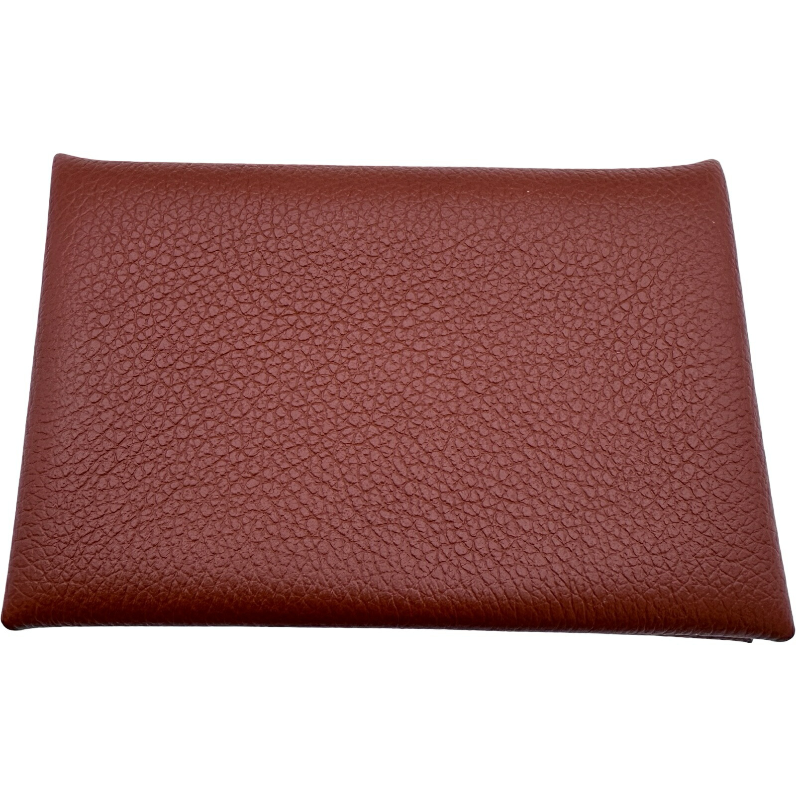 【6/1～ 最大限度30,000円OFF引き換え証！】エルメス HERMES カルヴィ B目じるし ブリック しろがね色金具 エバーカラー ユニ一発やる 歌留多入れもの【中古】