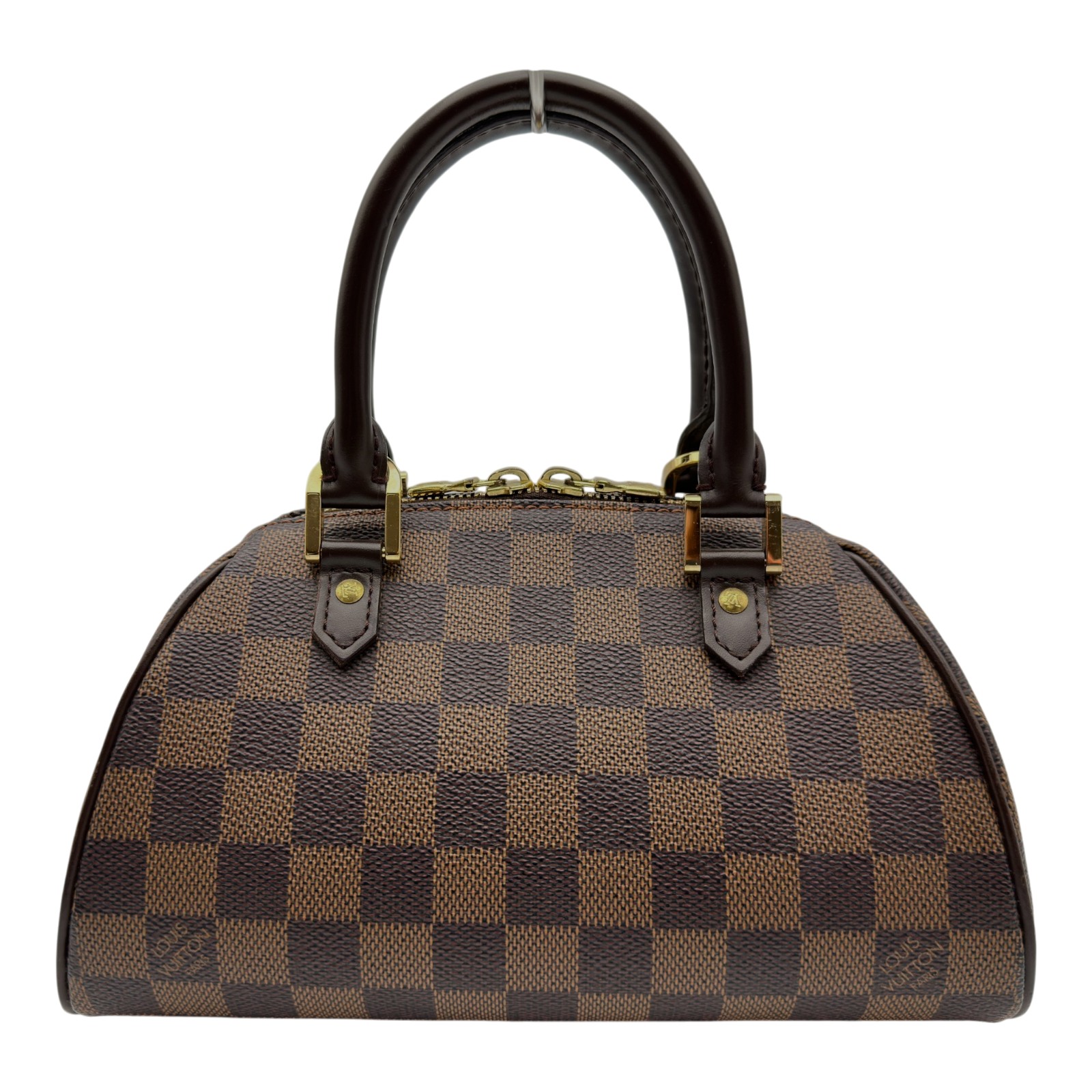 【6/1～ 最大限度30,000円OFFクーポン券！】ルイ・ヴィトン LOUIS VUITTON リベラミニ N41436 赤銅色 ダミエ/なめし革 レディース ハンドバック【中古】