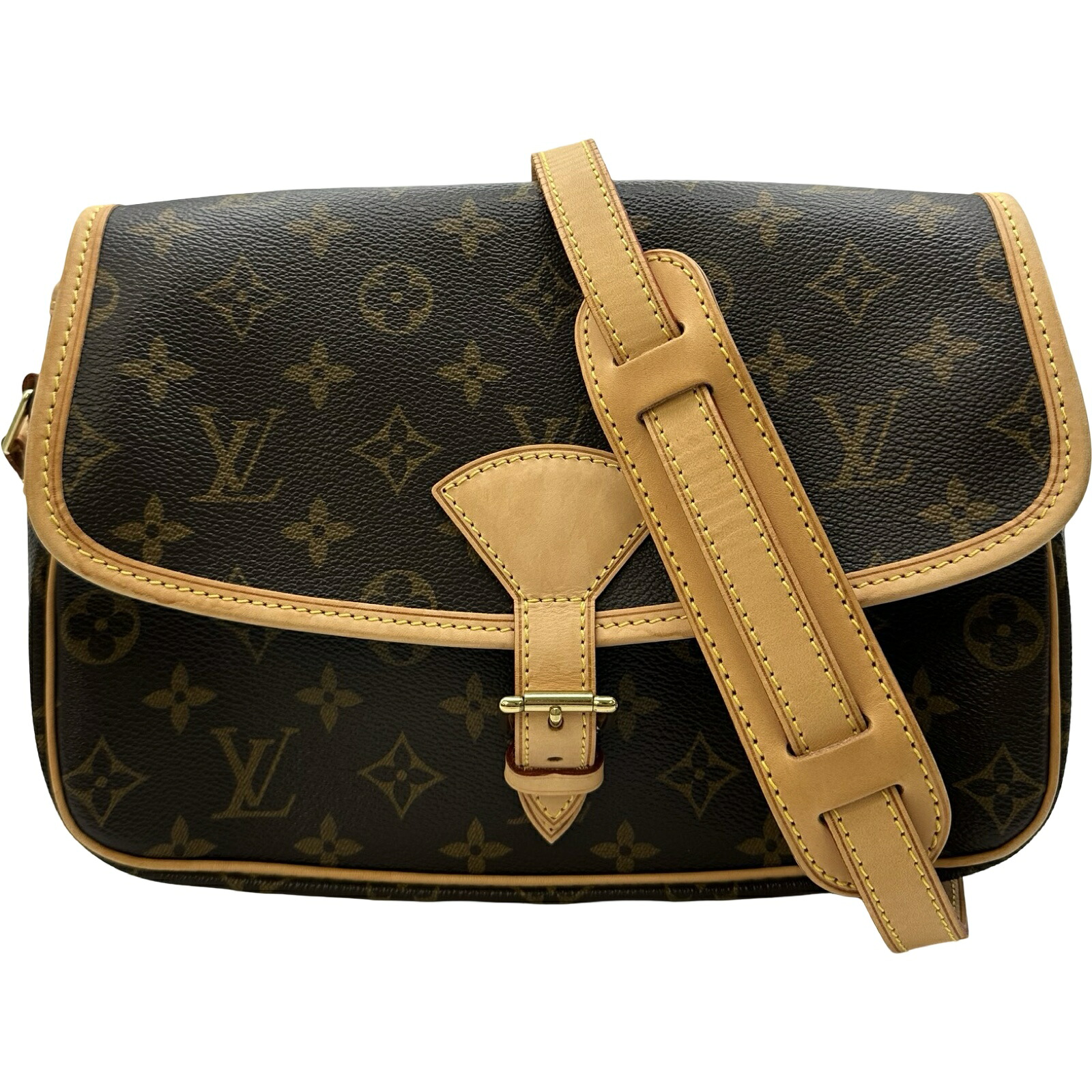 【6/1～ 最大限度30,000円OFF引き換え証！】ルイ・ヴィトン LOUIS VUITTON ソローニュ M42250 赤銅色 モノグラム帆布 レディース ショルダーバッグ【中古】