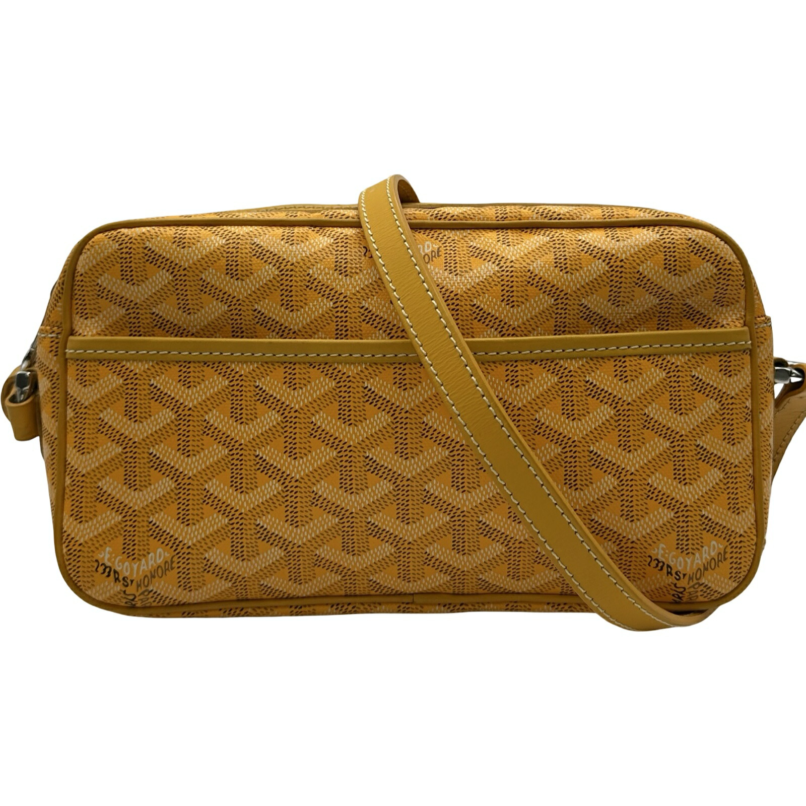【6/1～ 最大限度30,000円OFF引き換え証！】ゴヤール GOYARD 優勝杯頭を覆う物PM 黄色 ゴヤールディンキャンバス レディース ショルダーバッグ【中古】