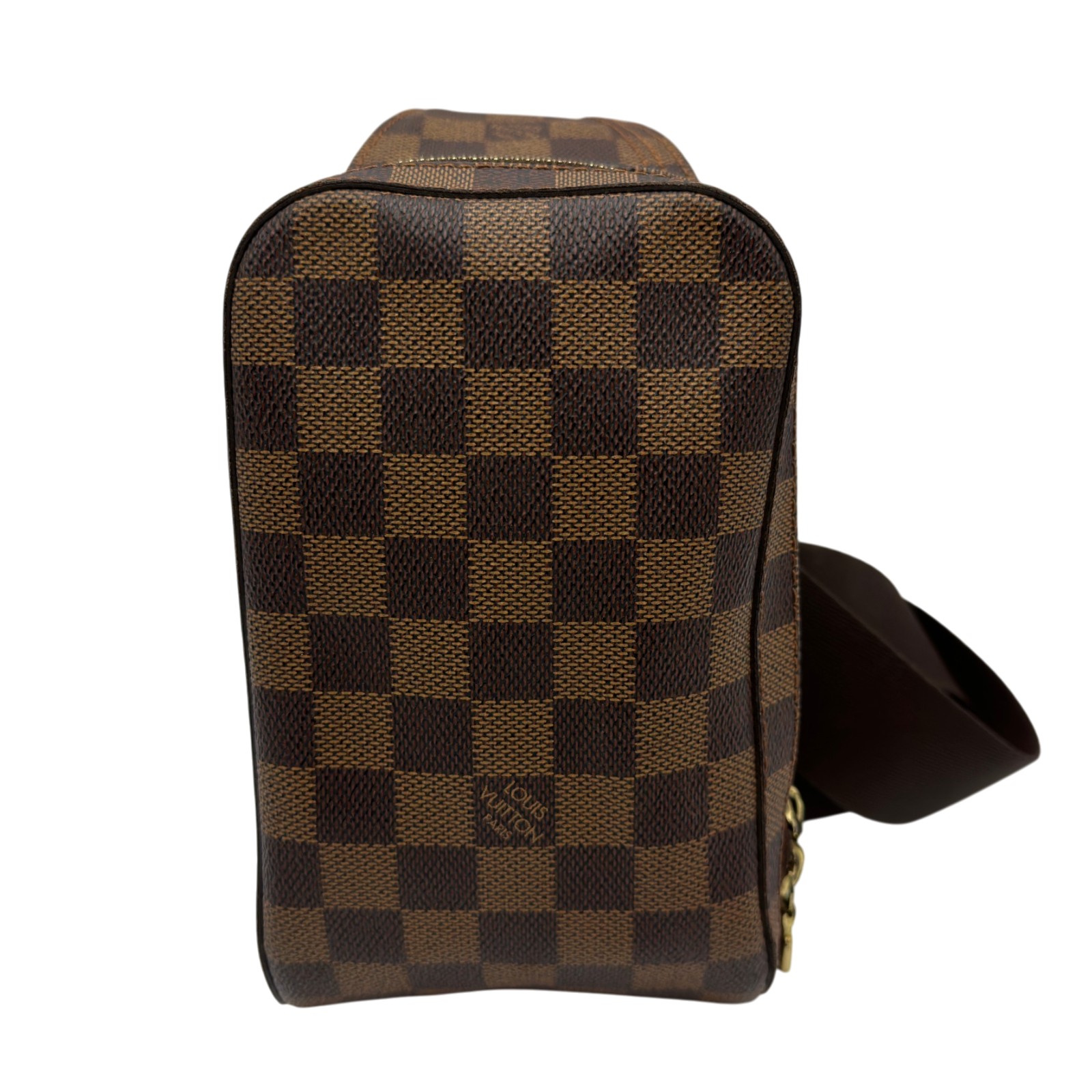 ルイ・ヴィトン LOUIS VUITTON ジェロニモス N51994 赤銅色 ダミエ/なめし革 メンズ 上半身御徒面子【中古】
