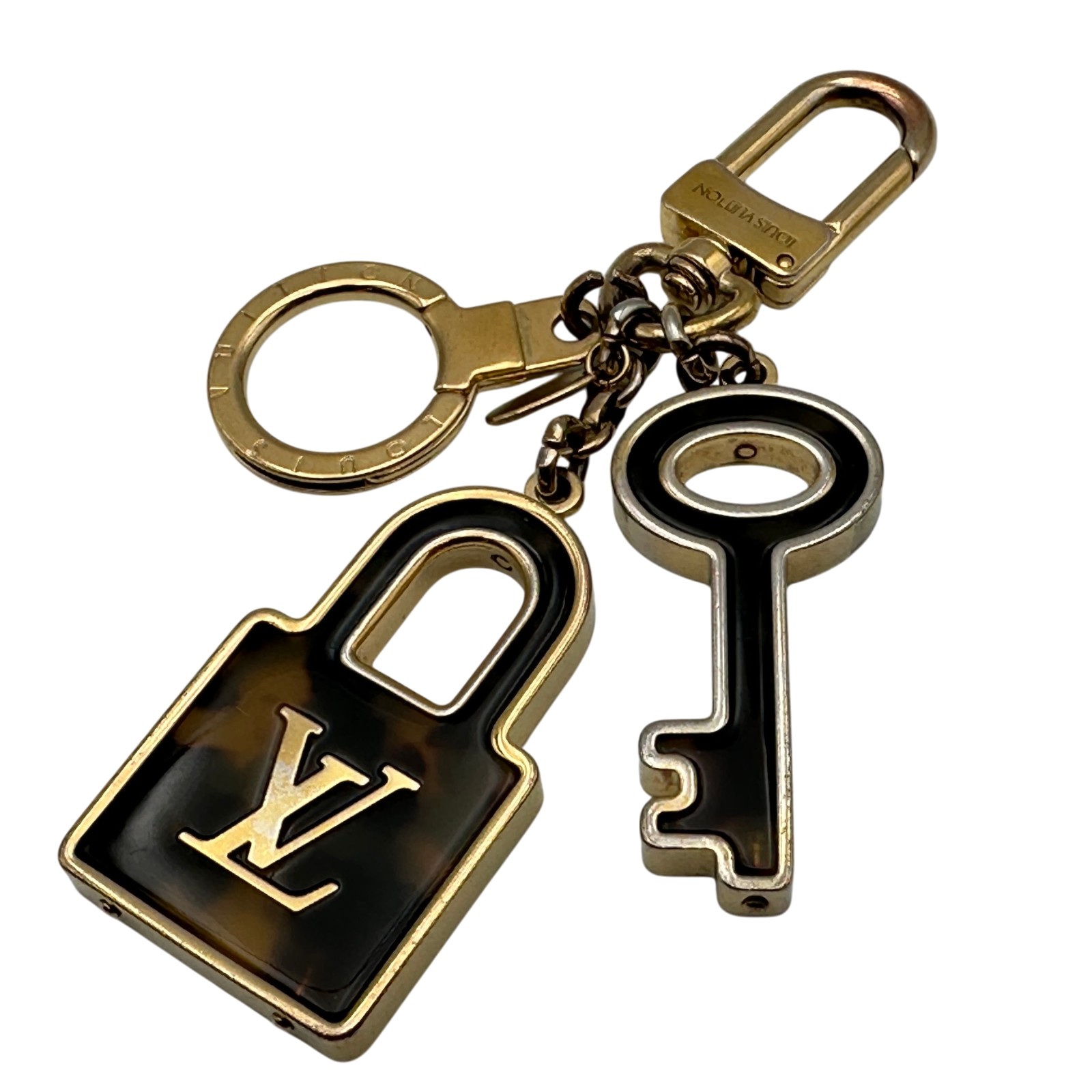 ルイ・ヴィトン LOUIS VUITTON ポルトクレ・コンフィダンス M65088 ゴールド 金属元素 レディース 惹きつける【中古】