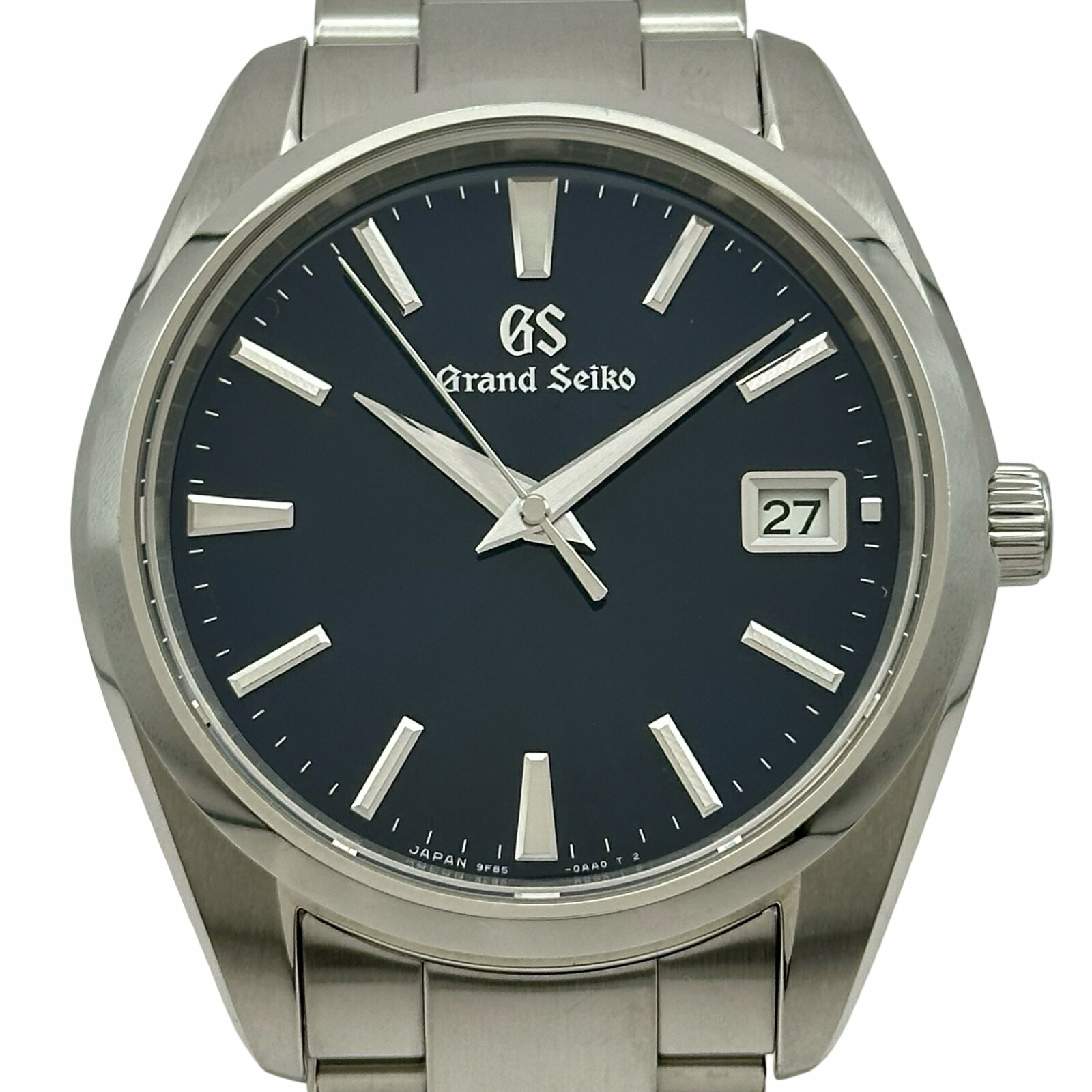 地べたセイコー Grand Seiko ヘリテージコレクション 9F石英 SBGP013(9F85-0AC0) 米国海軍 ステンレス鋼スチール写真 石英 メンズ ウォッチ【中古】