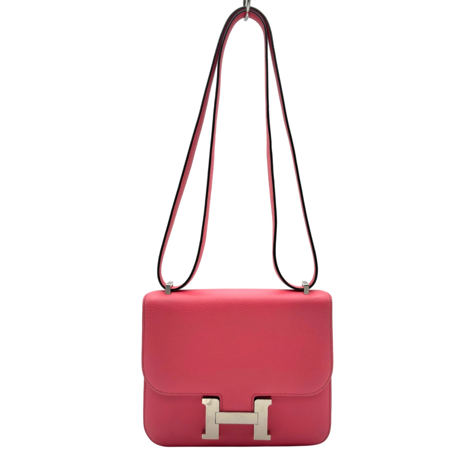 エルメス HERMES コンスタンス3 ミニ C刻印 ローズエテ シルバー金具 エプソン レディース ショルダーバッグ【中古】|OKURA(おお蔵)店