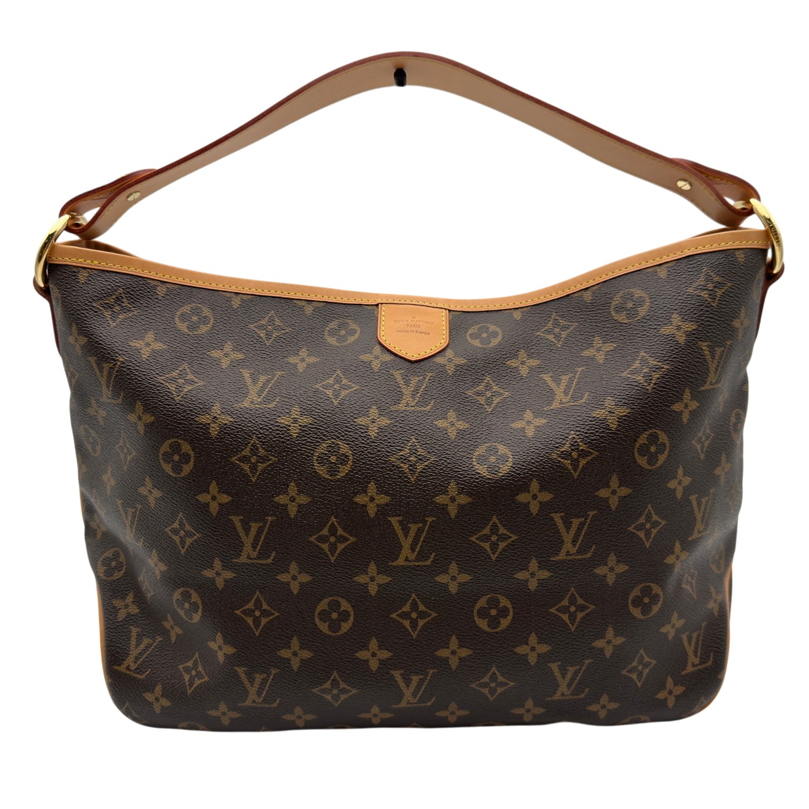 ルイ・ヴィトン LOUIS VUITTON ディライトフルPM M40352 赤銅色 モノグラム/なめし革 レディース ショルダーバッグ【中古】
