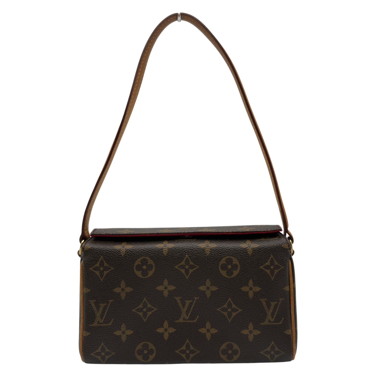 ルイ・ヴィトン LOUIS VUITTON レシタル M51900 赤銅色 モノグラム/なめし革 レディース ハンドバック【中古】