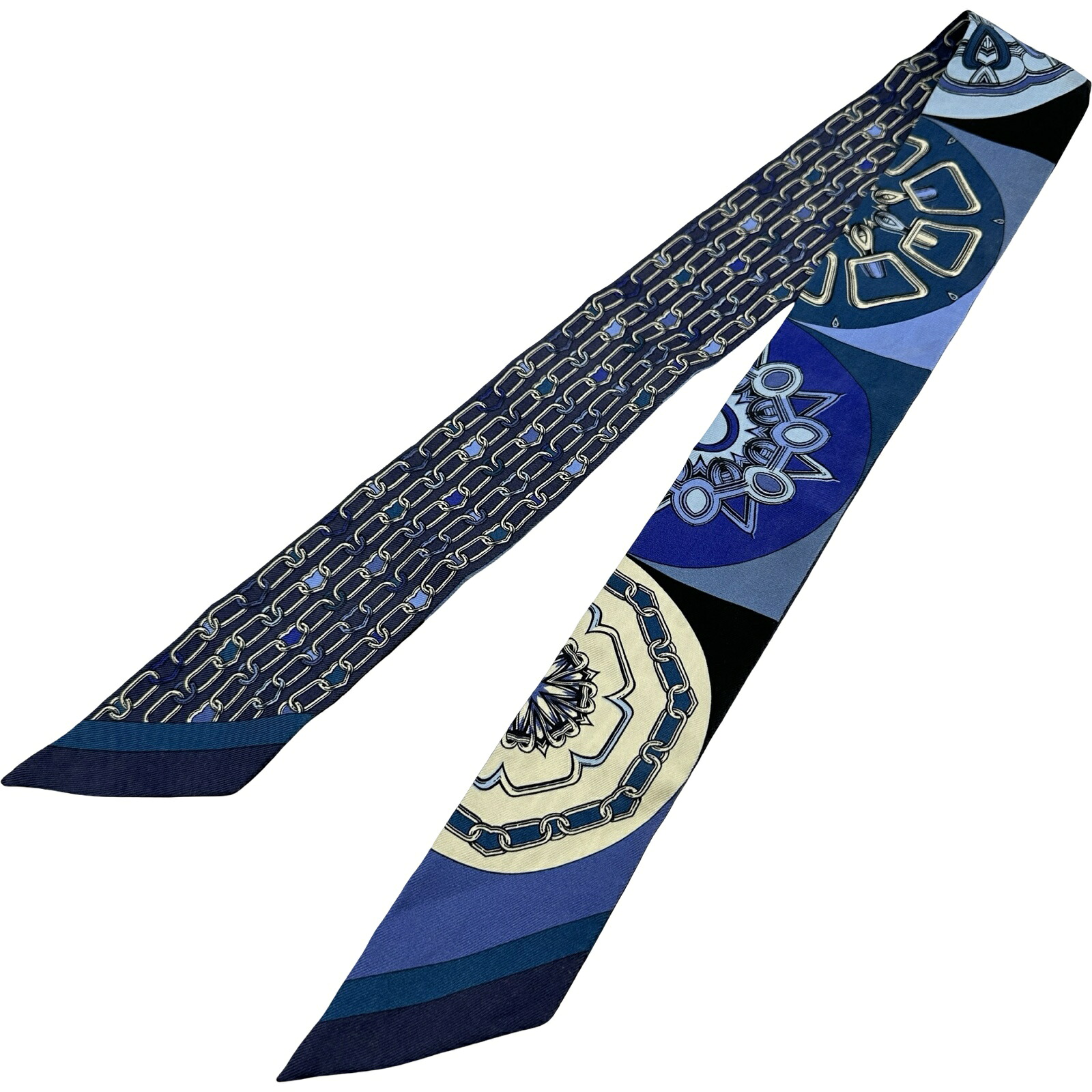 エルメス HERMES ツイロバート・エドワード・リー LEFFET KALEIDO SCO PE 絹地 レディース えり巻き【中古】