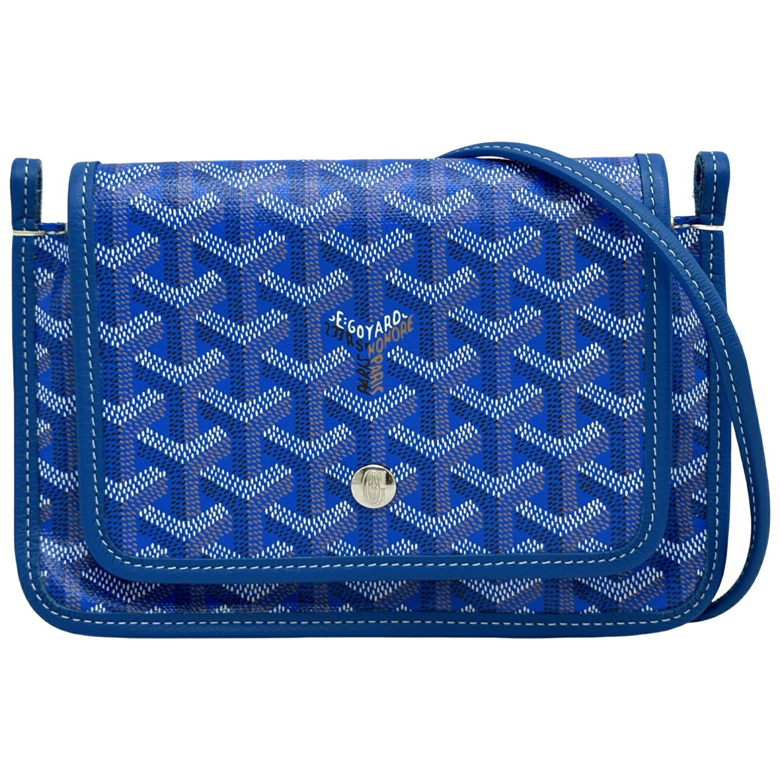 【最大限度40,000円OFF引き換え証離れ離れ中！】ゴヤール GOYARD プリュメ 青色 ゴヤールディンキャンバス レディース ショルダーバッグ【中古】