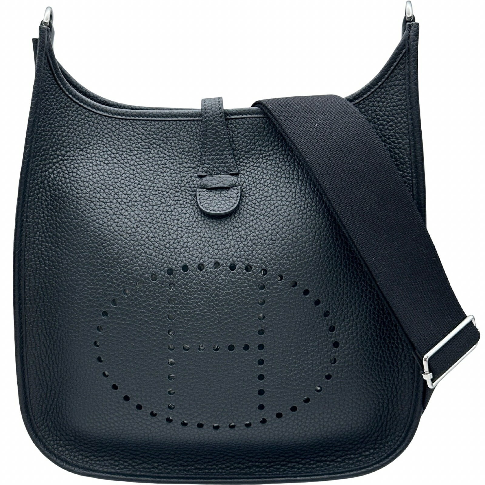 エルメス HERMES エヴリン3 PM K目じるし 黒いこと トリヨンクレマンス レディース ショルダーバッグ【中古】
