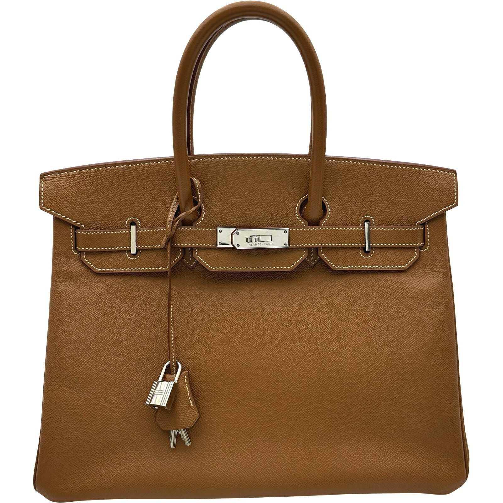 エルメス HERMES バーキン35 □D刻印 ゴールド ゴールド金具 クシュベル レディース ハンドバッグ【中古】|OKURA(おお蔵)店