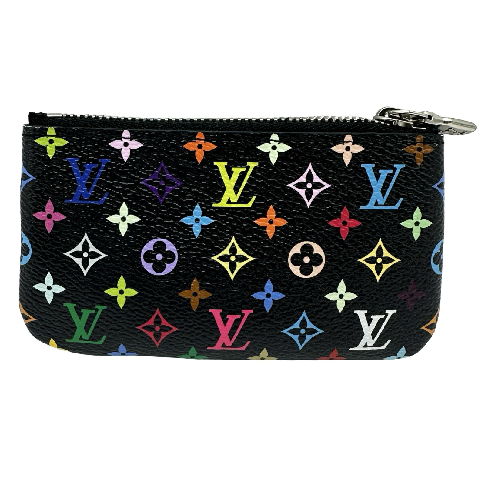 ルイ・ヴィトン LOUIS VUITTON ポシェットクレ M13664 ノワール モノグラムマルチ色合い レディース コインケース【中古】