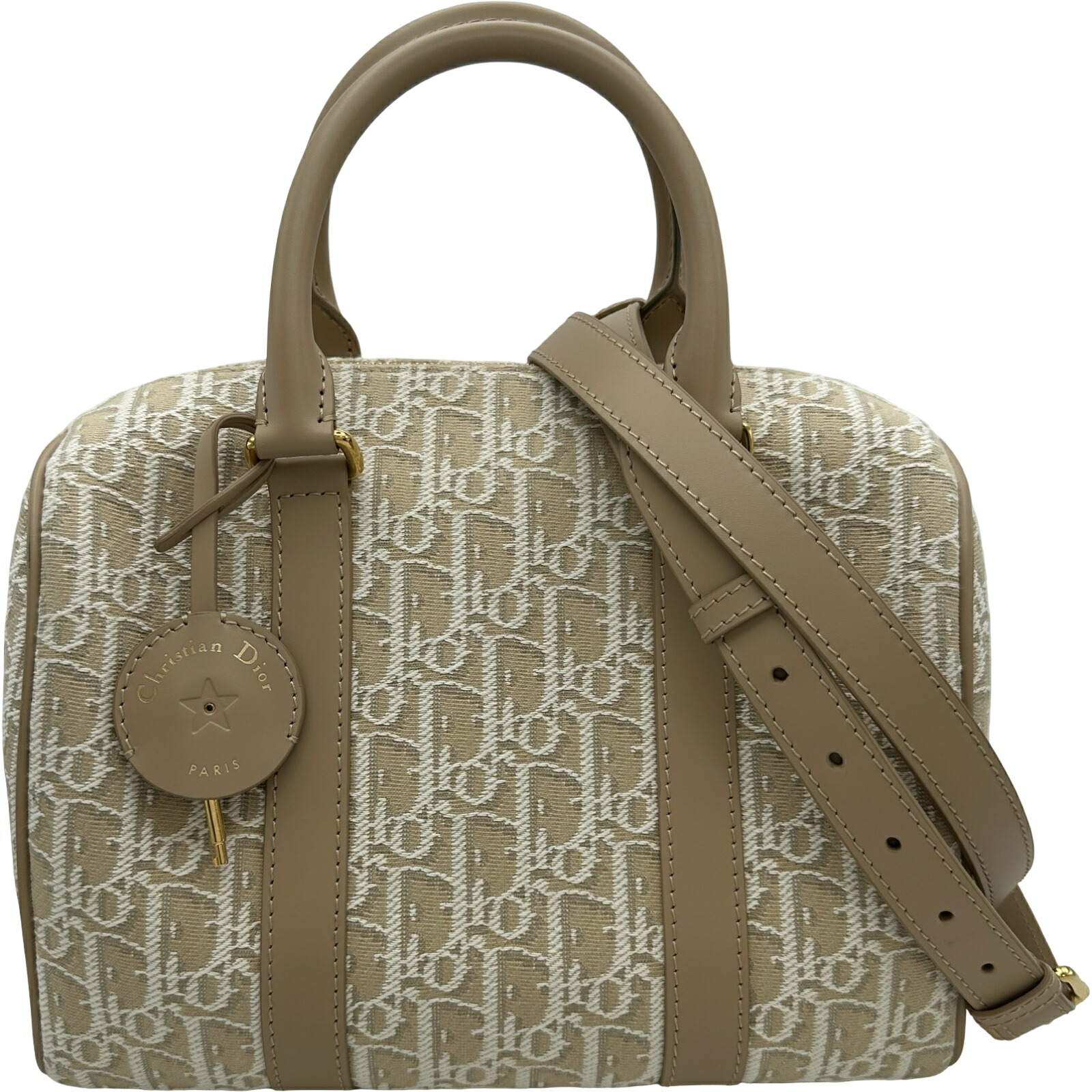 クリスチャン・ディオール Christian Dior グルーヴ25 ベージュ オブ西洋葱/帆布 レディース ショルダーバッグ【中古】