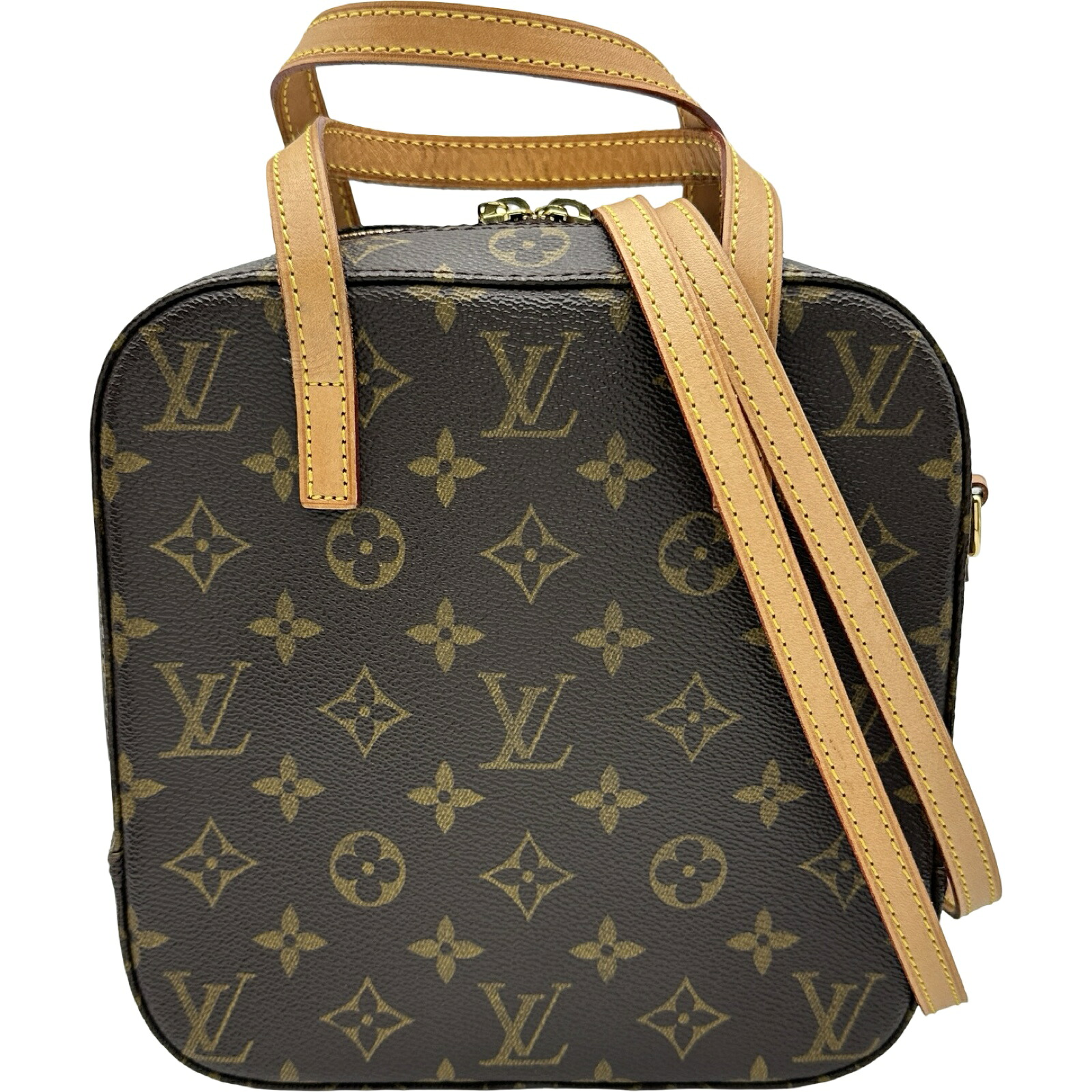 ルイ・ヴィトン LOUIS VUITTON スポンティーニ M47500 赤銅色 モノグラム ・帆布 レディース ショルダーバッグ【中古】