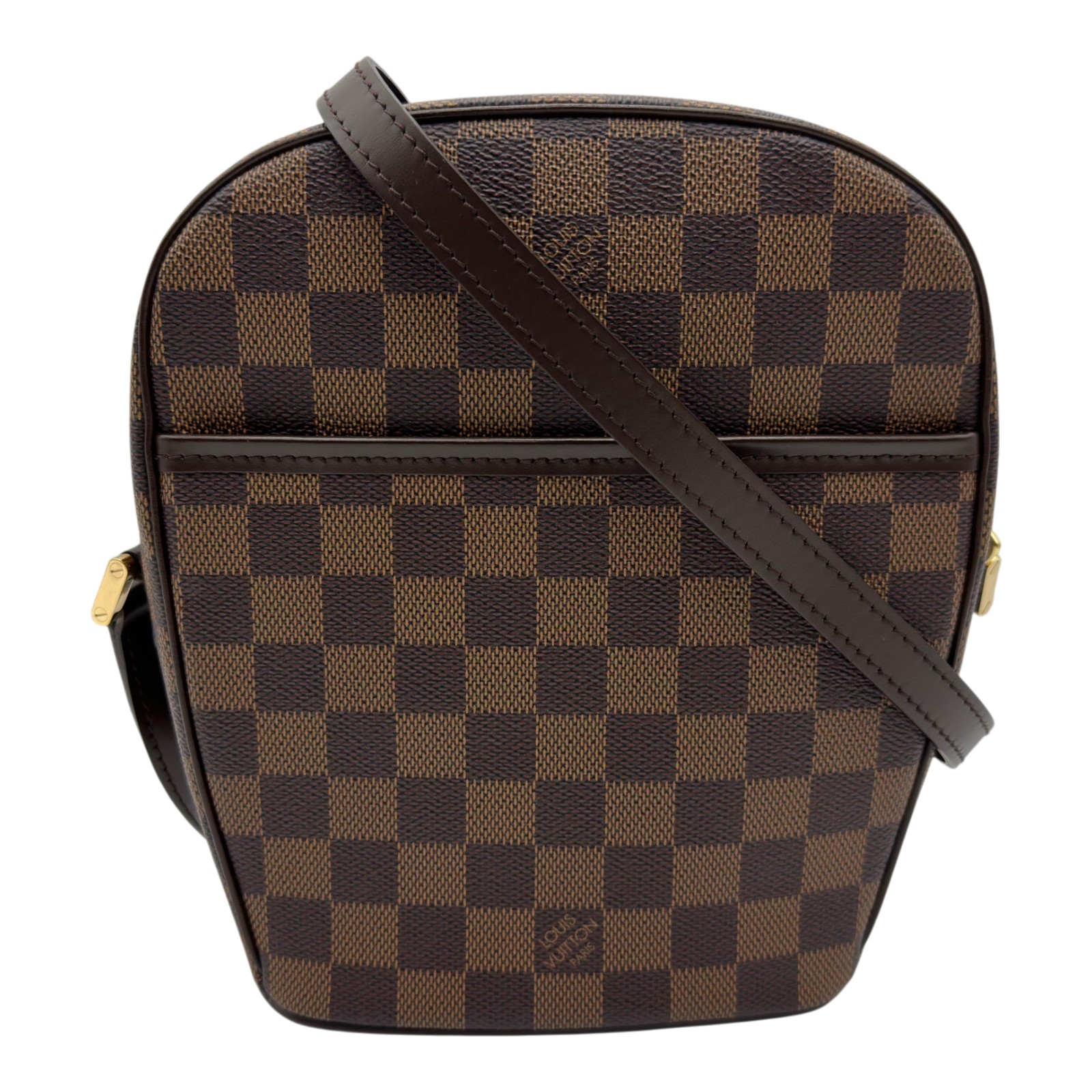 ルイ・ヴィトン LOUIS VUITTON イパネマPM N51294 赤銅色 ダミエ/なめし革 レディース ショルダーバッグ【中古】