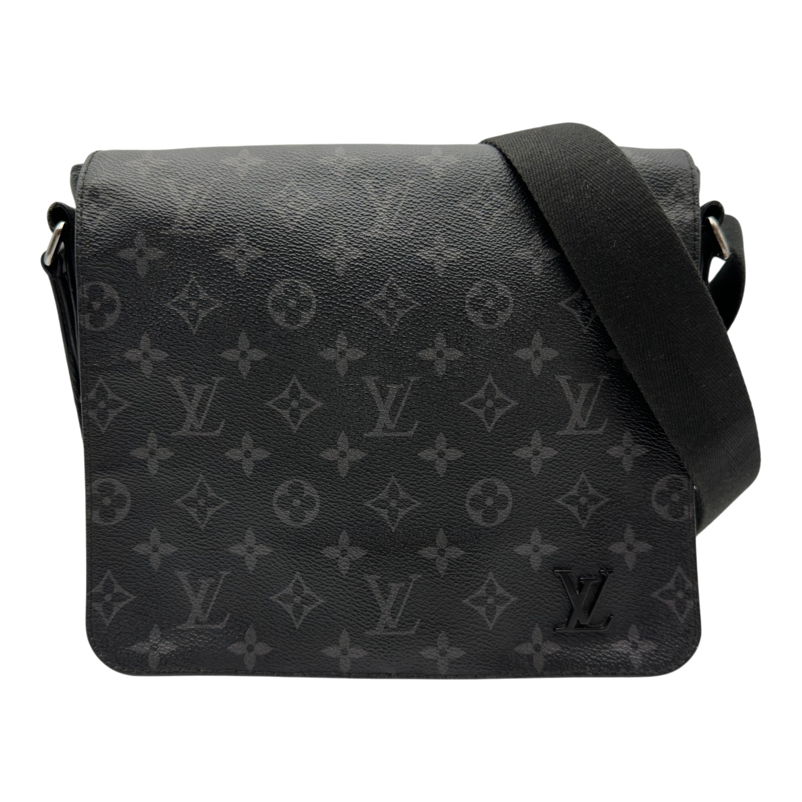 ルイ・ヴィトン LOUIS VUITTON ディストリクトPM M44000 ブラック モノグラムエクリプス/レザー メンズ ショルダーバッグ【中古】｜OKURA（おお蔵）店