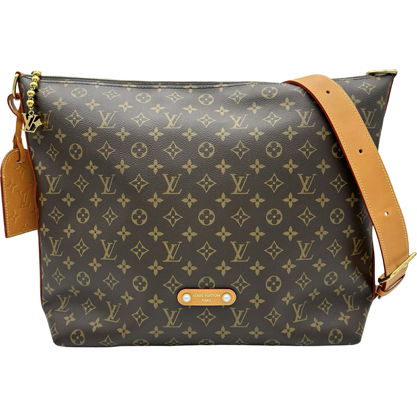 ルイ・ヴィトン LOUIS VUITTON 渡り者・ホー洋弓 M14018 赤銅色 モノグラム帆布 レディース ショルダーバッグ【中古】