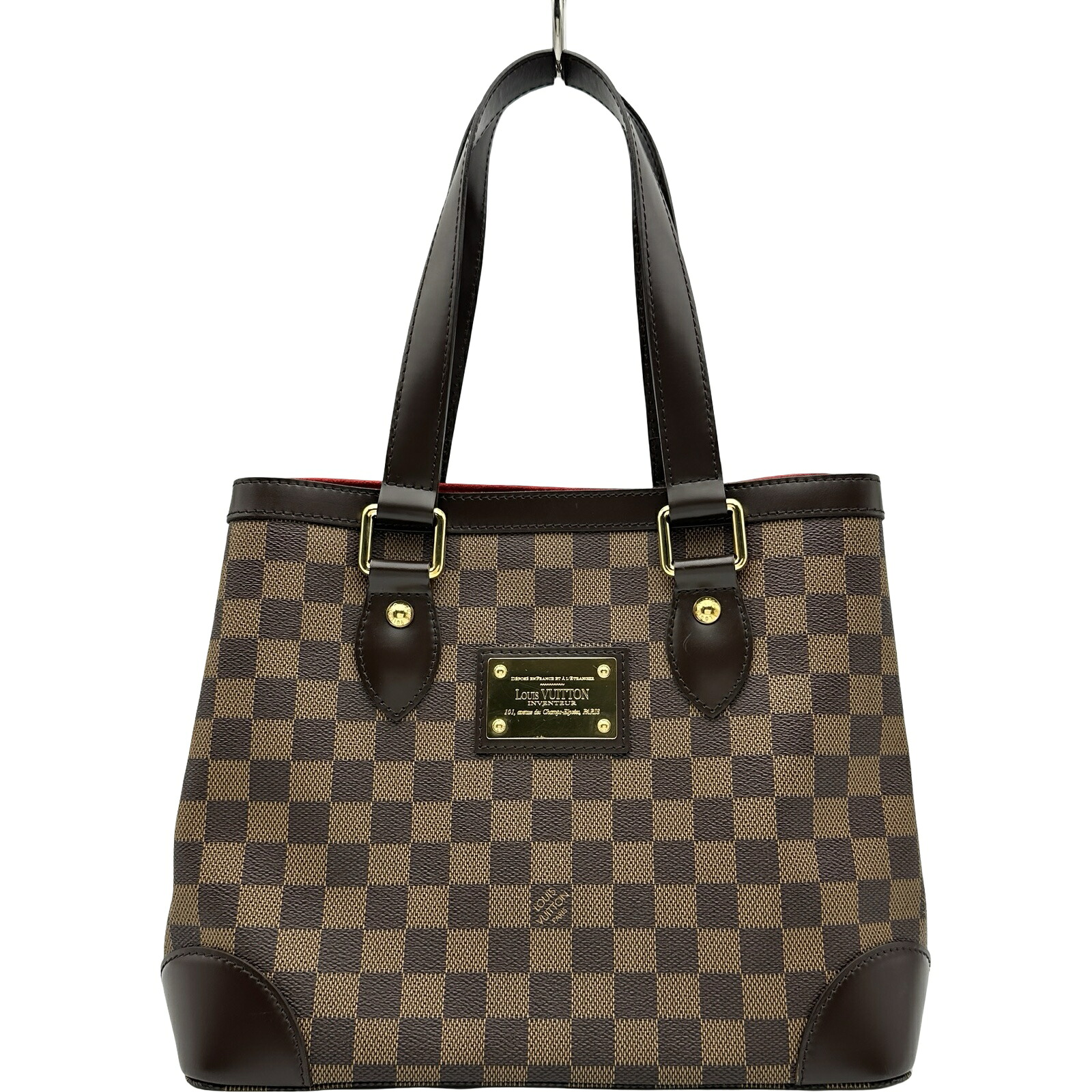 ルイ・ヴィトン LOUIS VUITTON ハムステッドPM N51205 赤銅色 ダミエ レディース ハンドバック【中古】