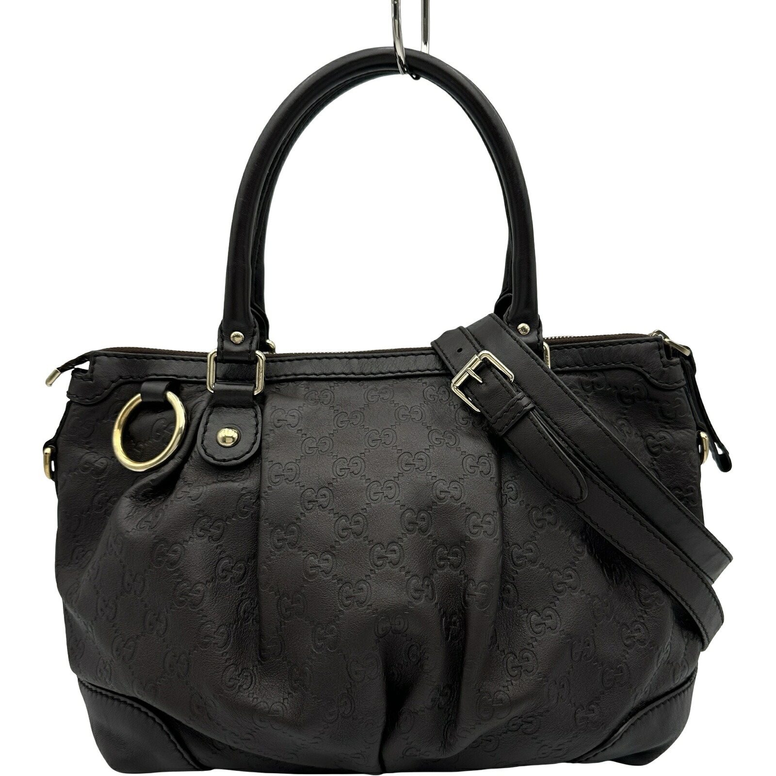グッチ GUCCI スーキー2WAYハンドバック 247902 赤銅色 グッチシマレザー レディース ハンドバック【中古】