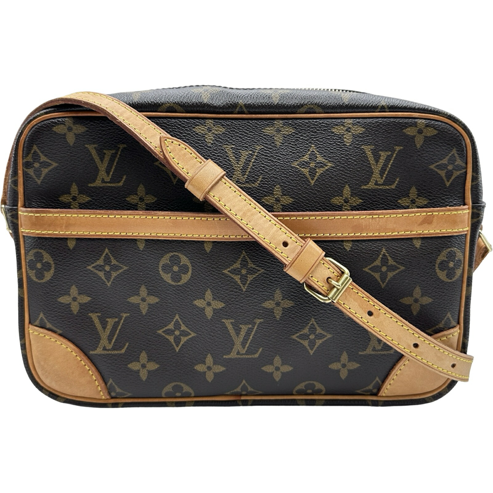 ルイ・ヴィトン LOUIS VUITTON トロカデロ27 M51274 赤銅色 モノグラム帆布 レディース ショルダーバッグ【中古】