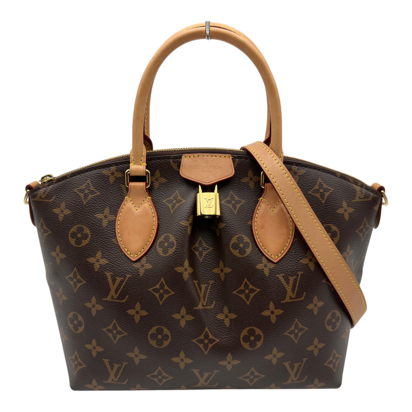 ルイ・ヴィトン LOUIS VUITTON ボエシNM PM M45986 赤銅色 モノグラム/なめし革 レディース ショルダーバッグ【中古】