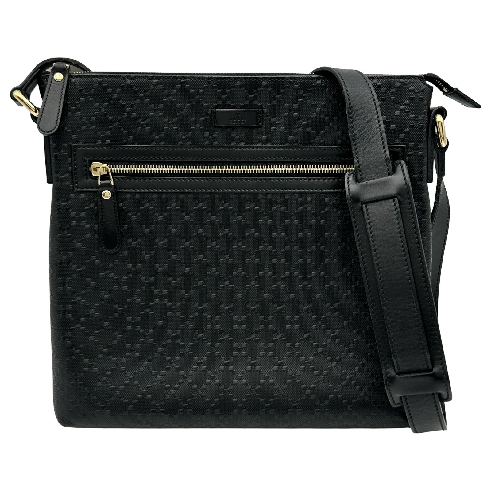 グッチ GUCCI ディアマンテ 飛脚屋御徒面子 387399 黒いこと PVC メンズ 飛脚屋御徒面子【中古】