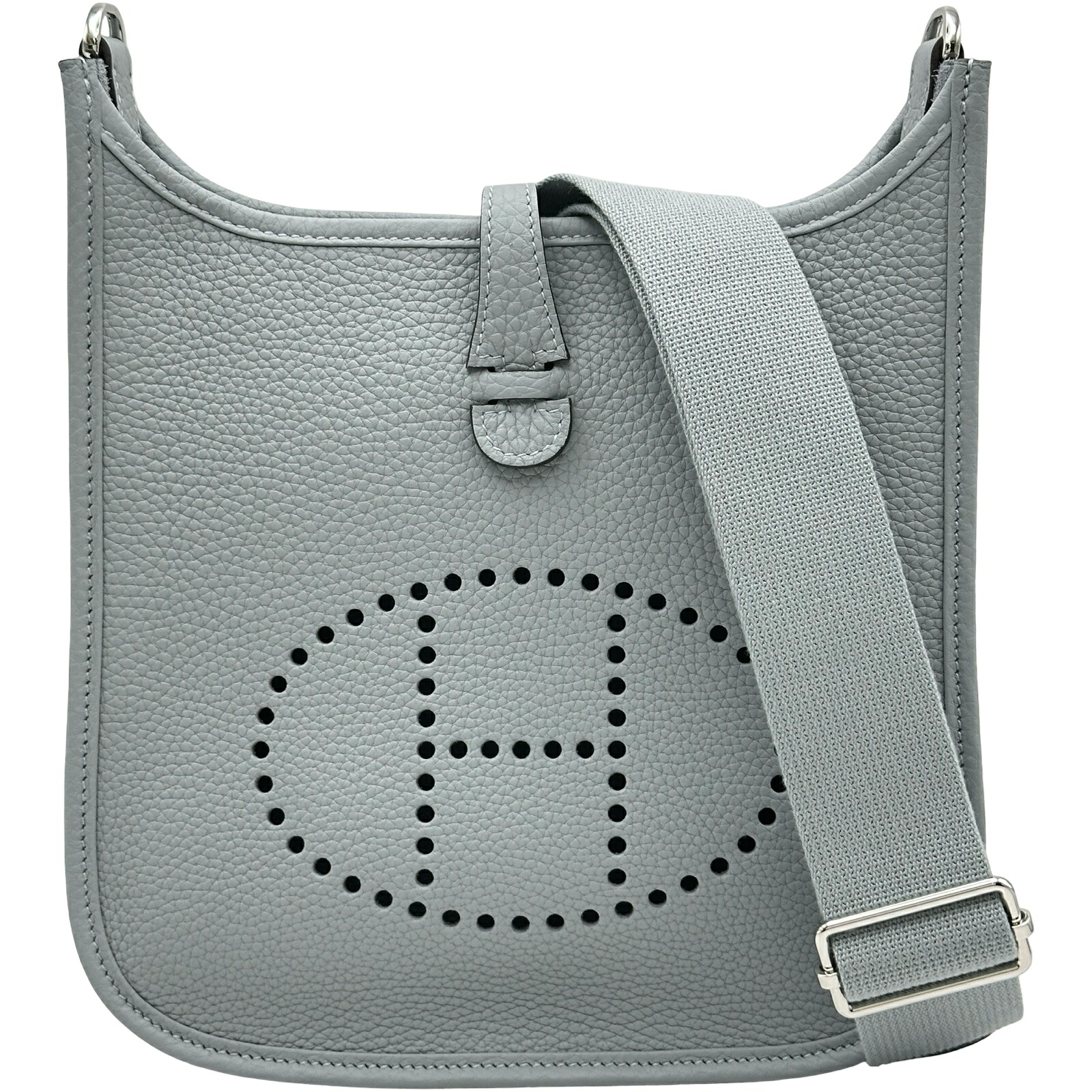 エルメス HERMES エヴリン23 G目じるし グリパンタン/しろがね色金具 トリヨン レディース ショルダーバッグ【中古】